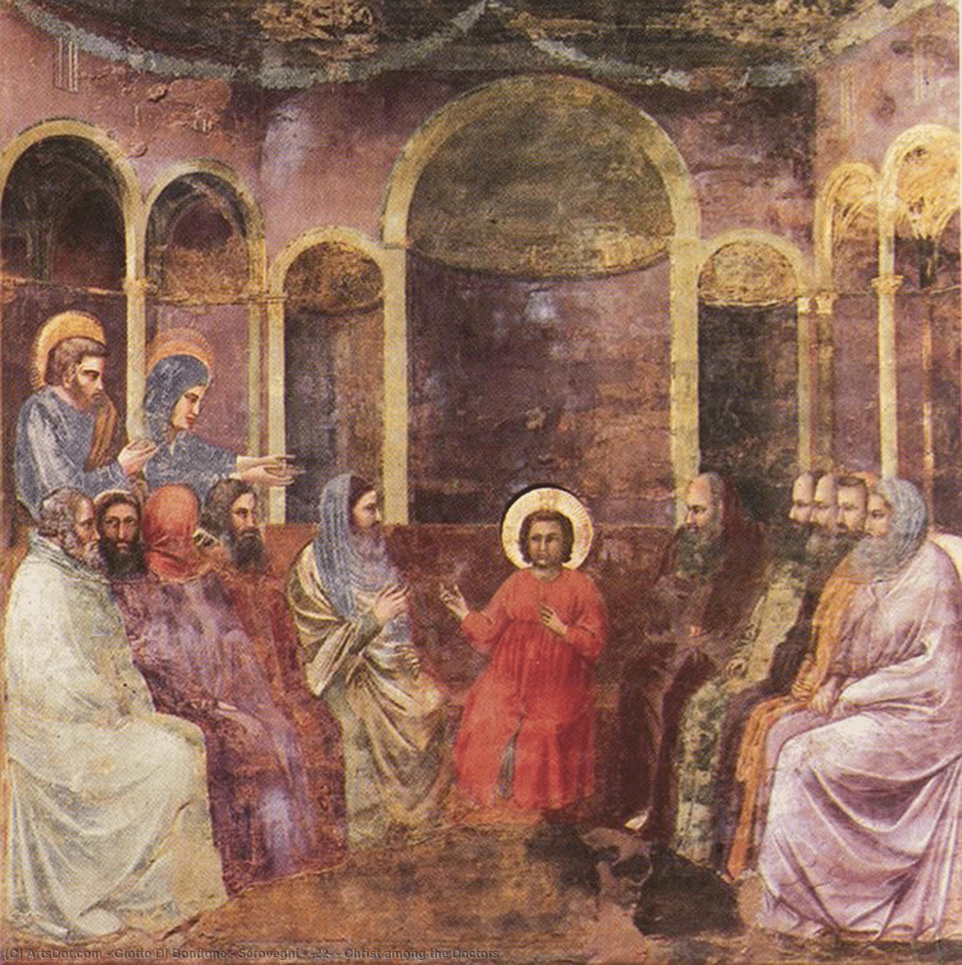 Christ Among The Doctors — Giotto
