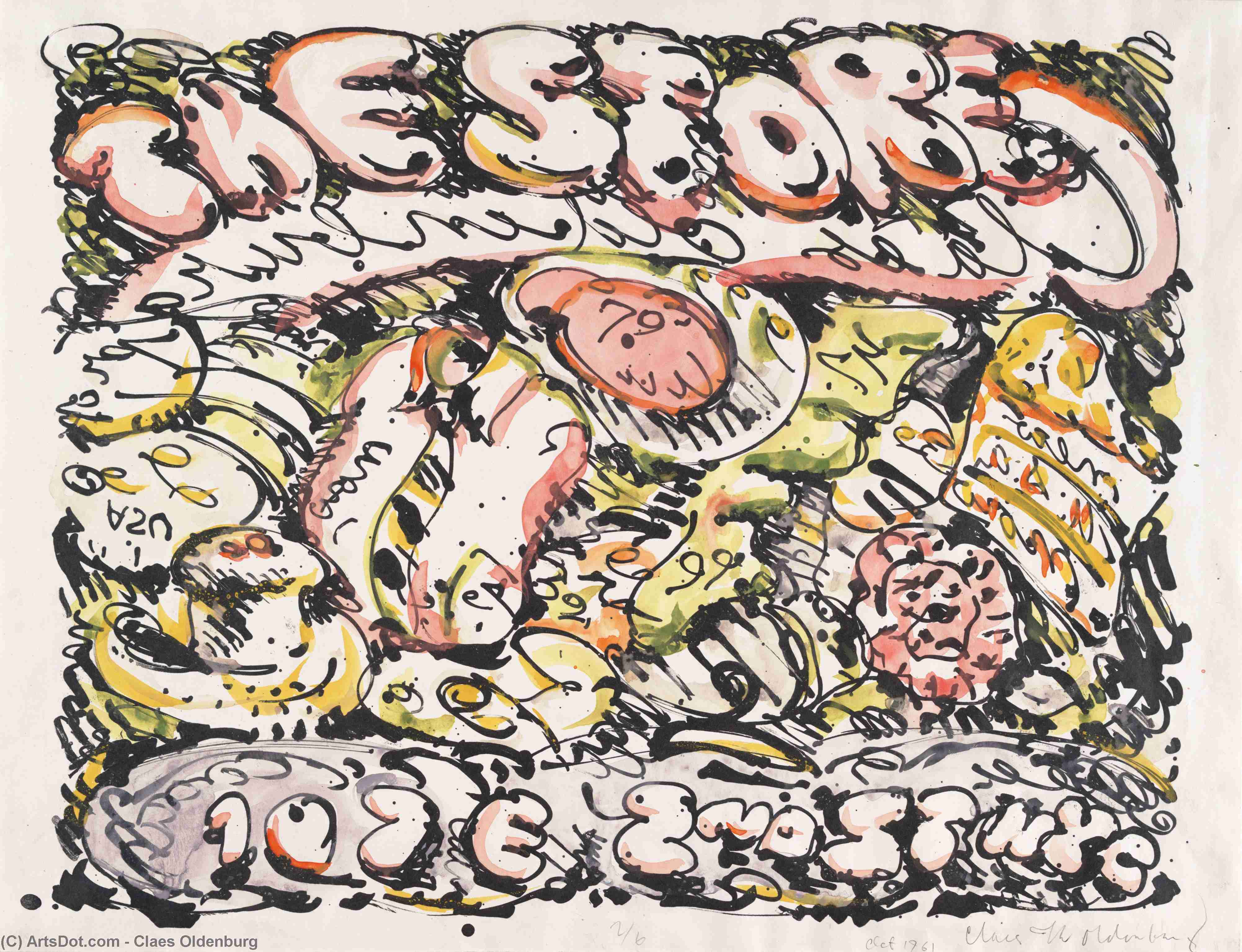 Claes Oldenburg - Obrazovka obchodního katalogu