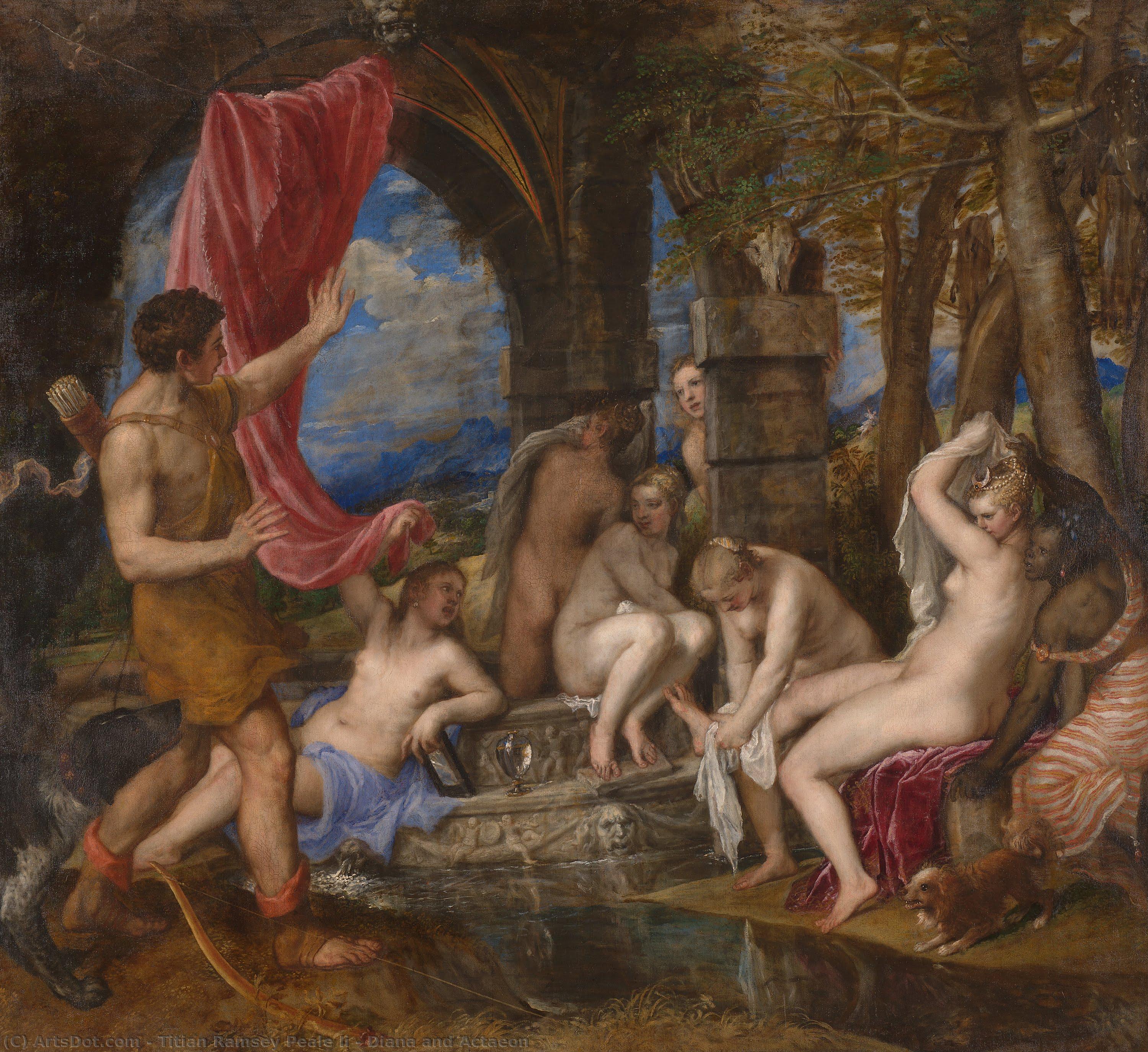 Titian Ramsay Peale II, Diana and Actaeon