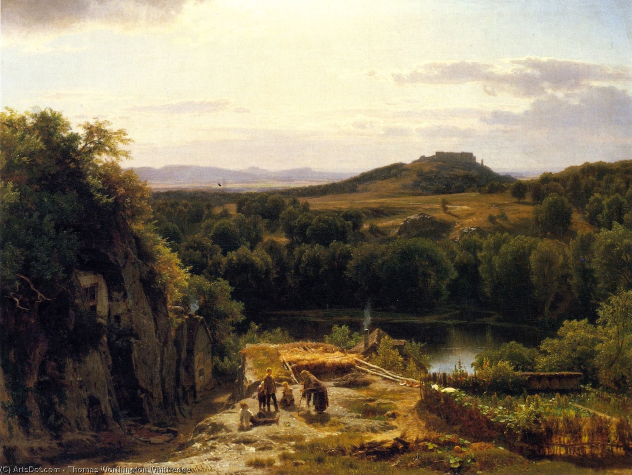 Paesaggio Nelle Montagne Della Harz — Thomas Worthington Whittredge
