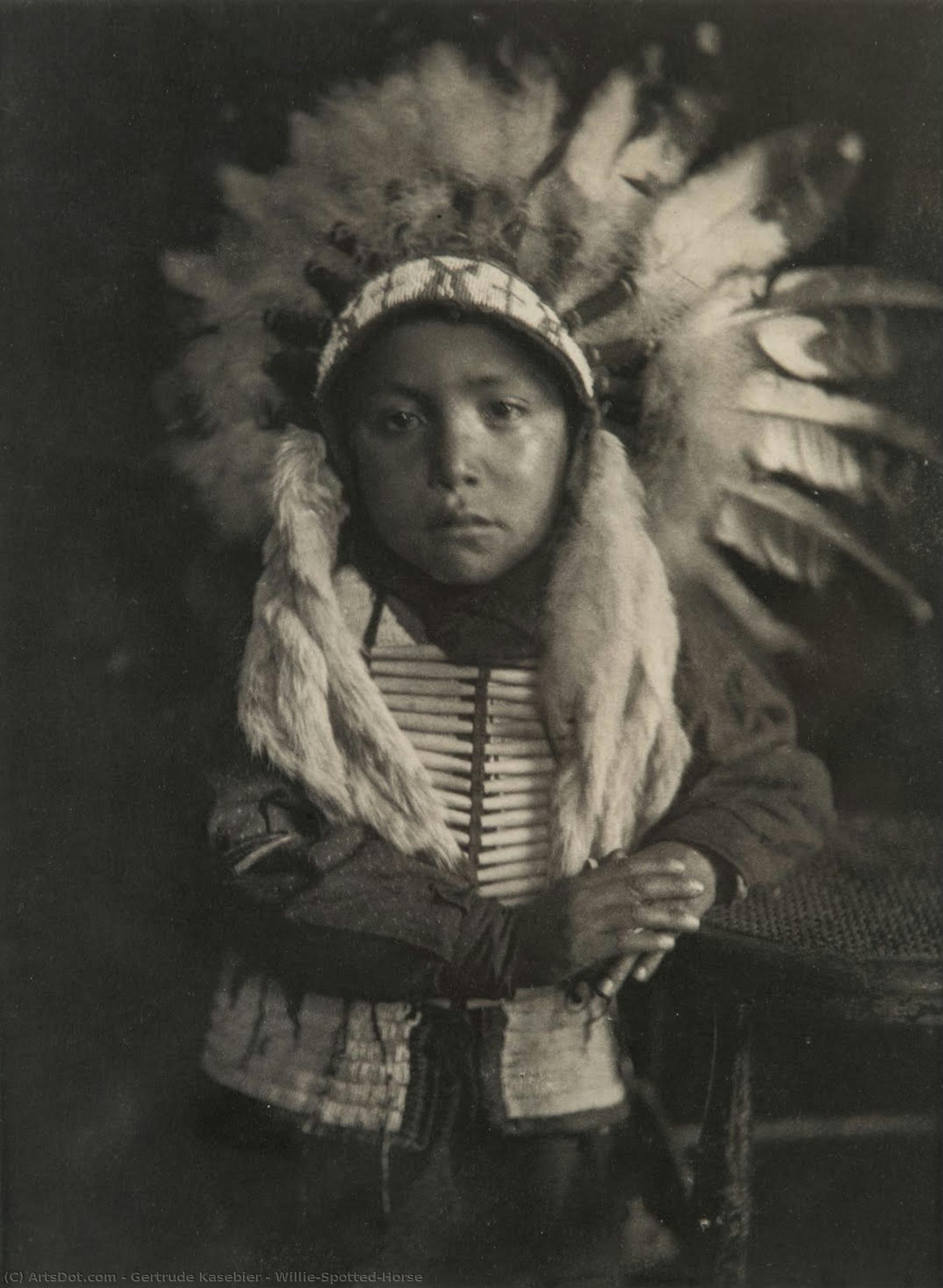 Willie-spotted Hästen — Gertrude Käsebier