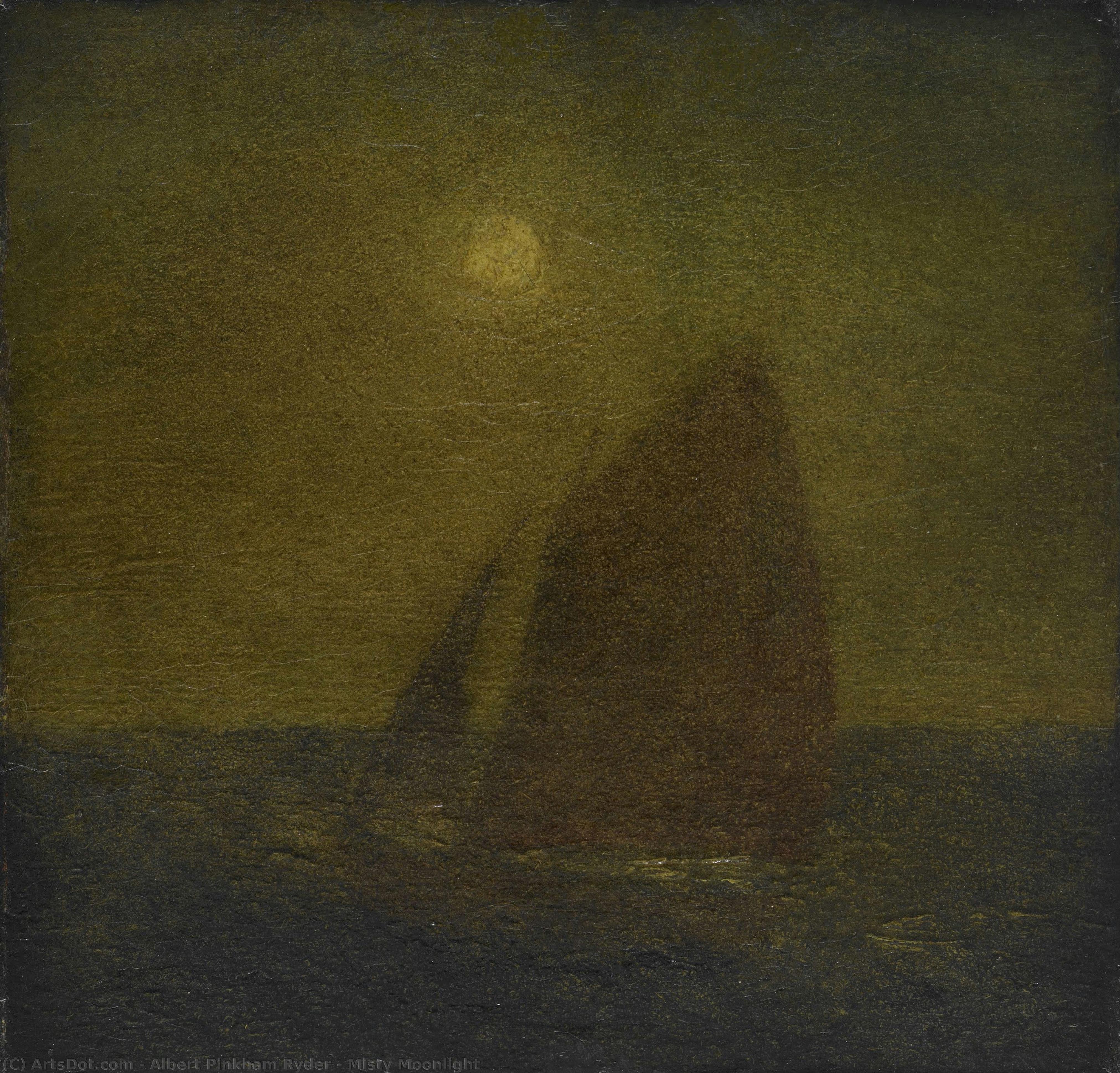 Albert Pinkham Ryder, Misty Moonlight