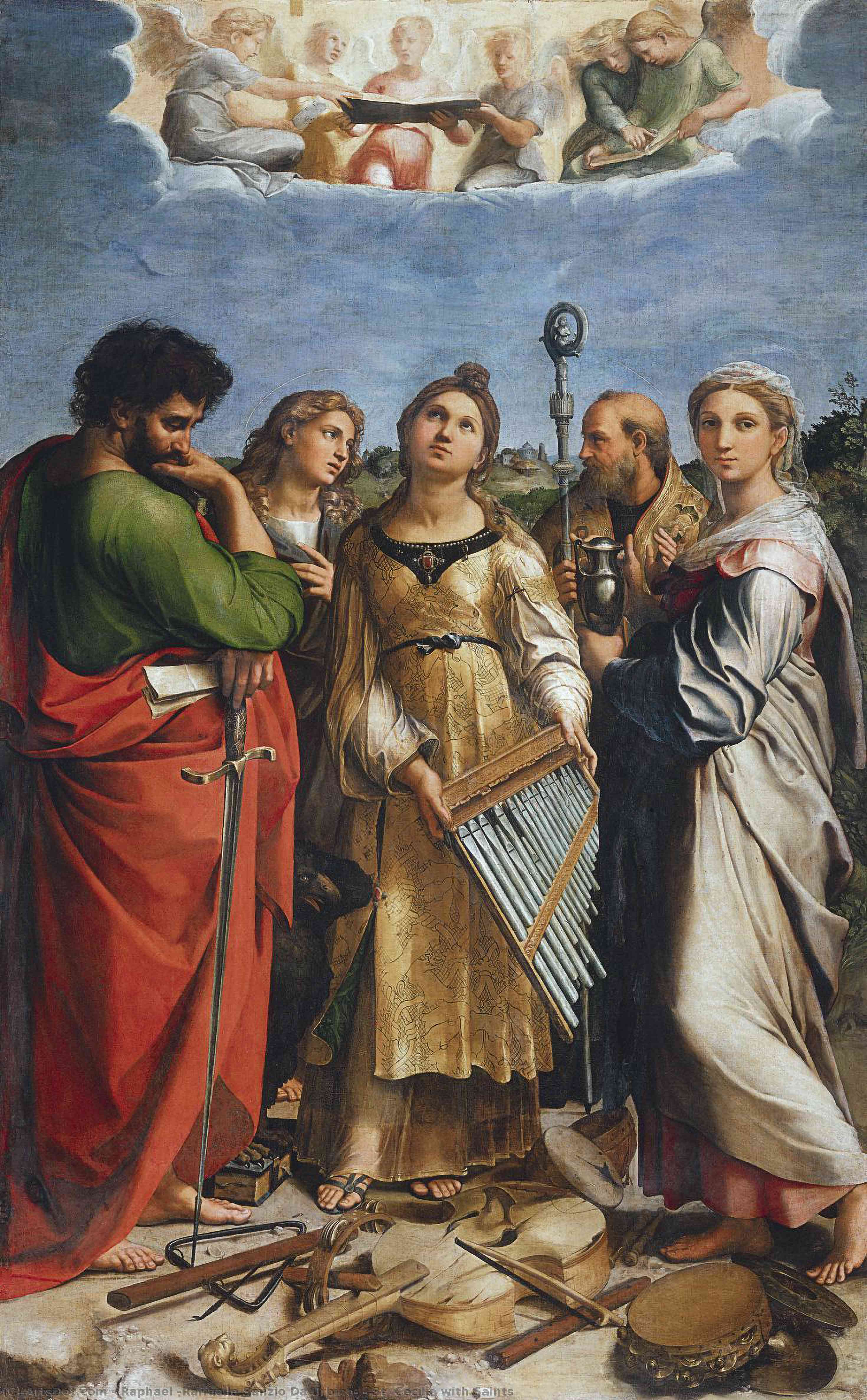 St. Cecilia With Saints — 라파엘로