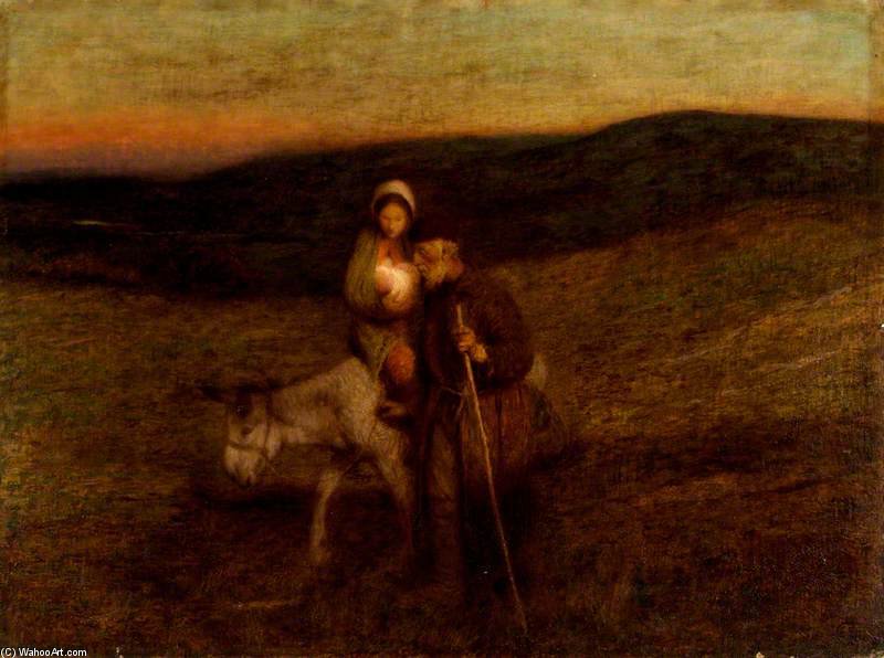 The Flight — Edward William Stott