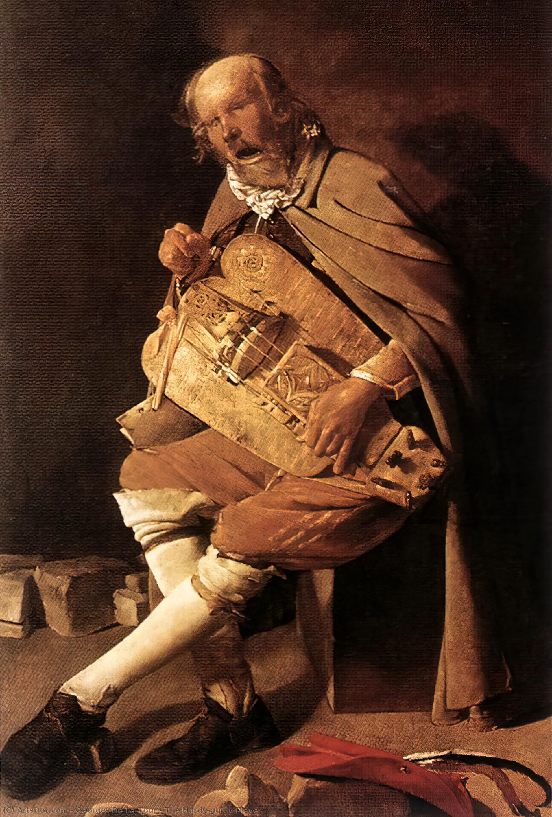 Hurdy-gurdy Player — ジョルジュ・ド・ラ・トゥール