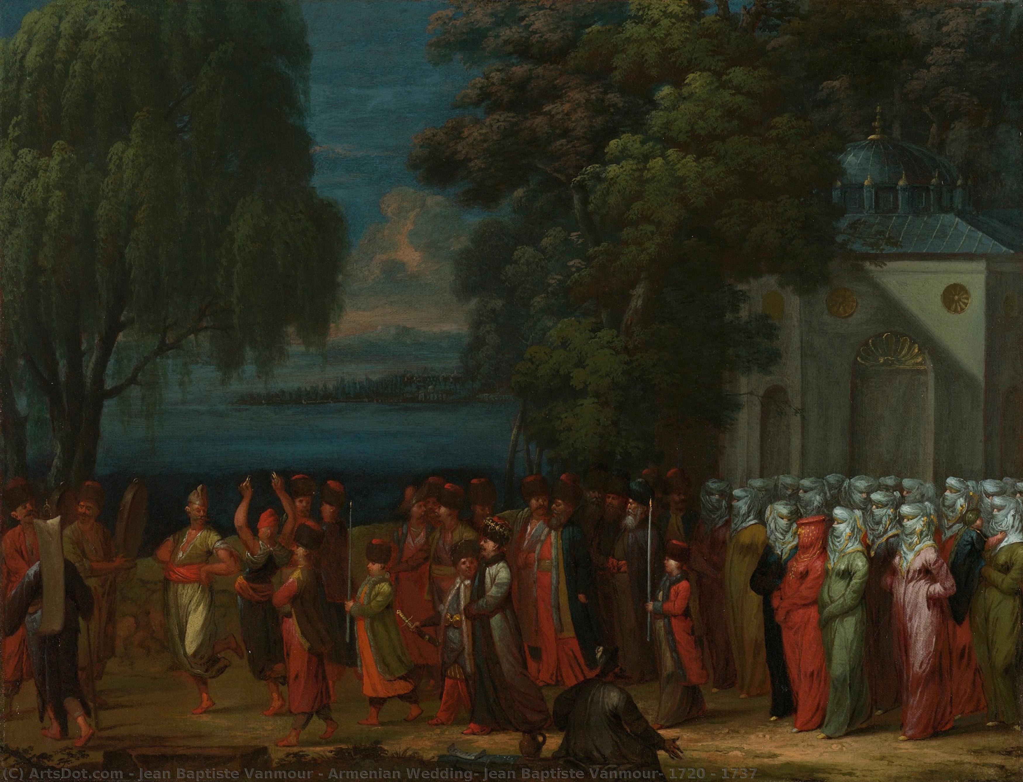 Armenian Wedding, Jean Baptiste Vanmour, 1720 - 1737 — Jean Baptiste Vanmour