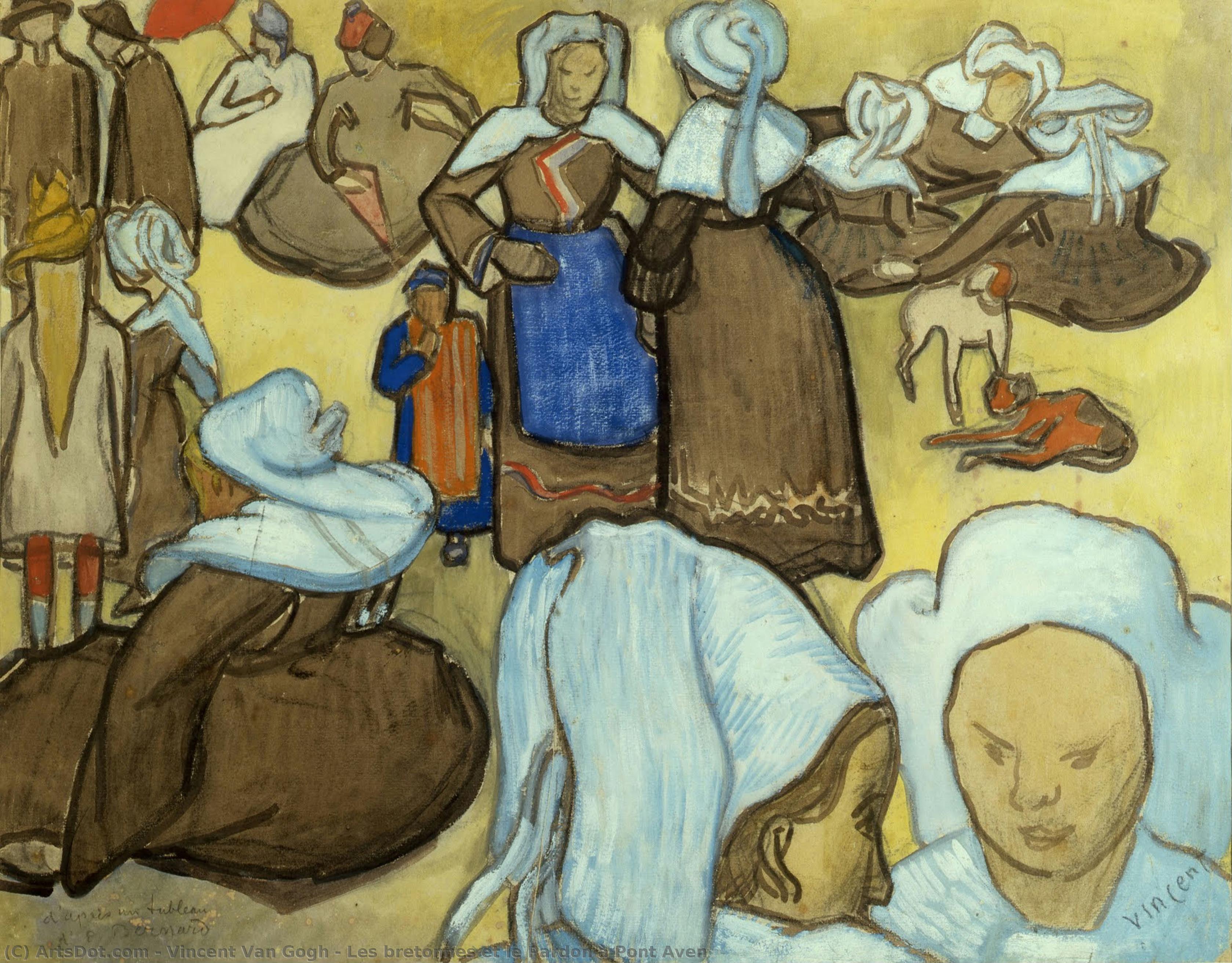 Bretanky A Odpuštění V Pont Aven — Vincent Willem Van Gogh