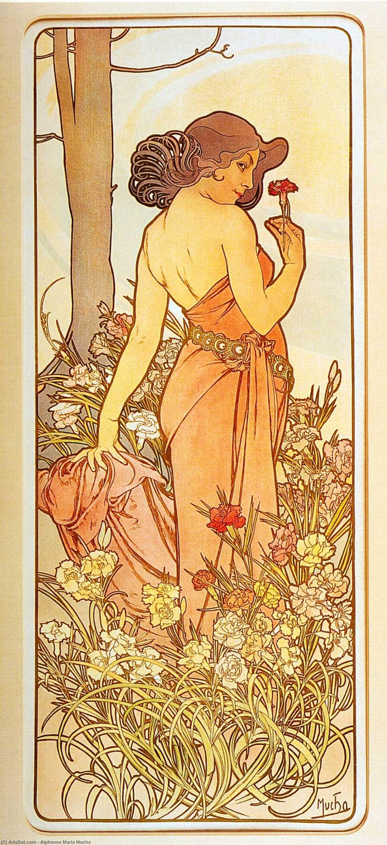 Carnation — Alphonse Maria Mucha
