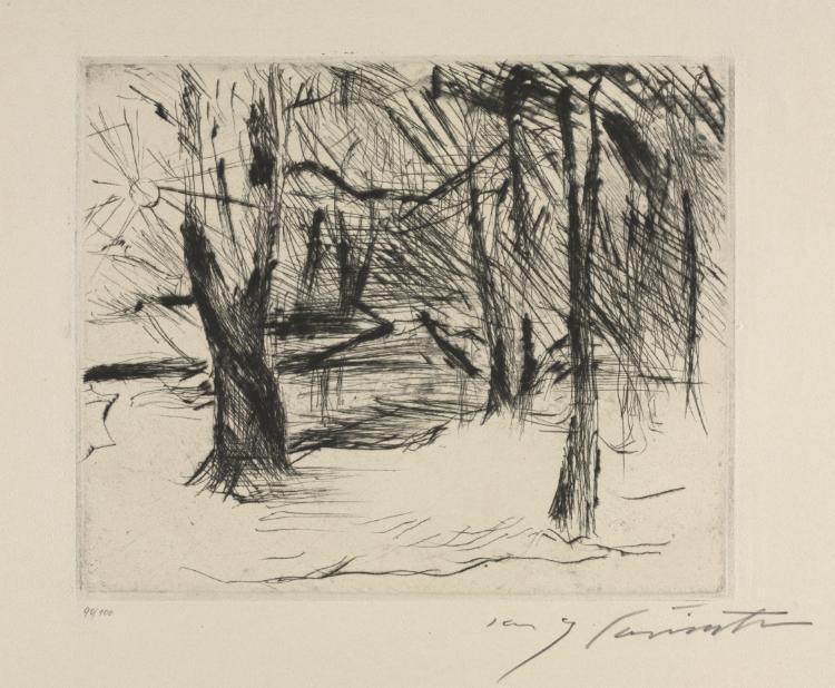 Trees With Sun — Lovis Corinth