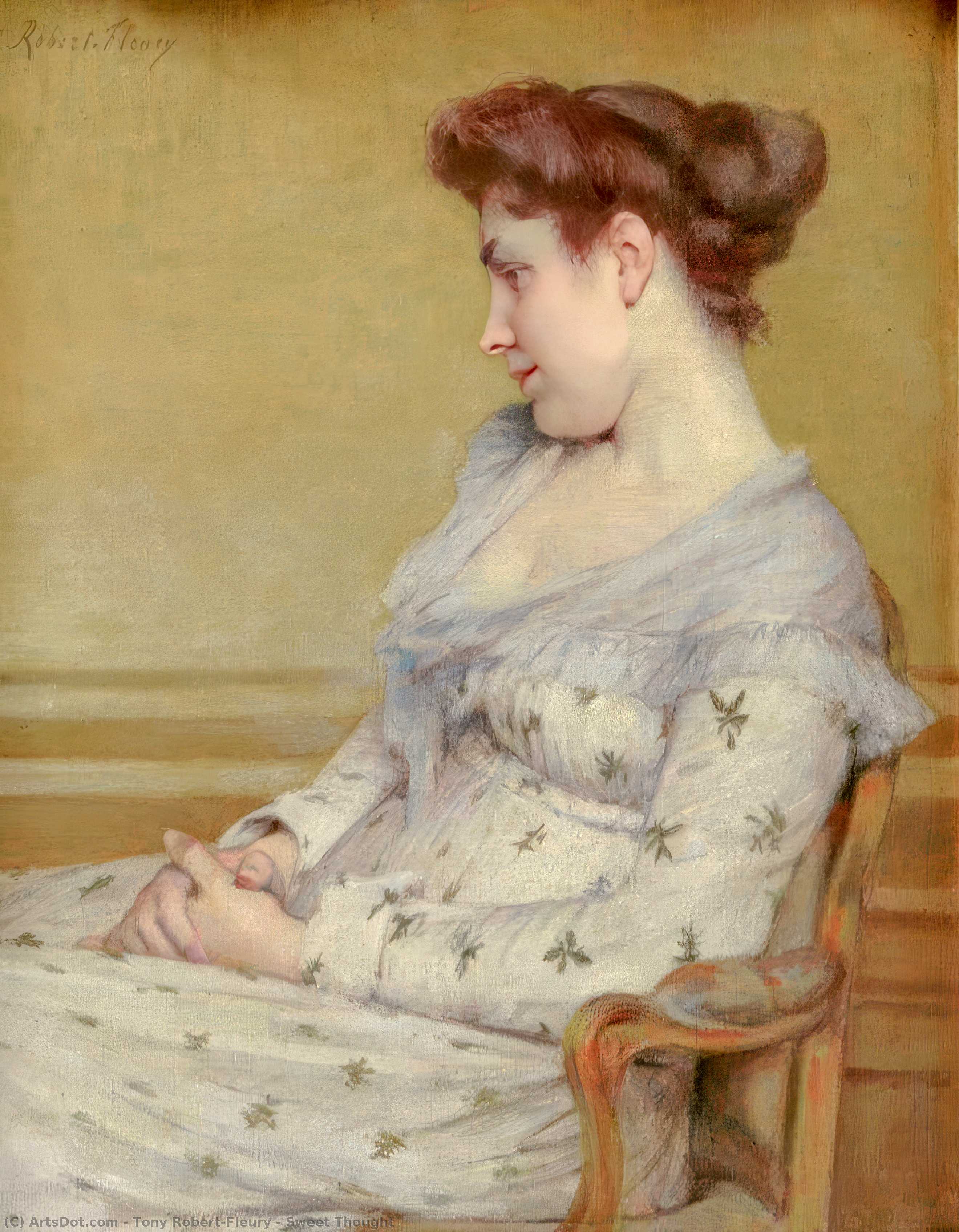 Sweet Thought — Tony Robert-fleury