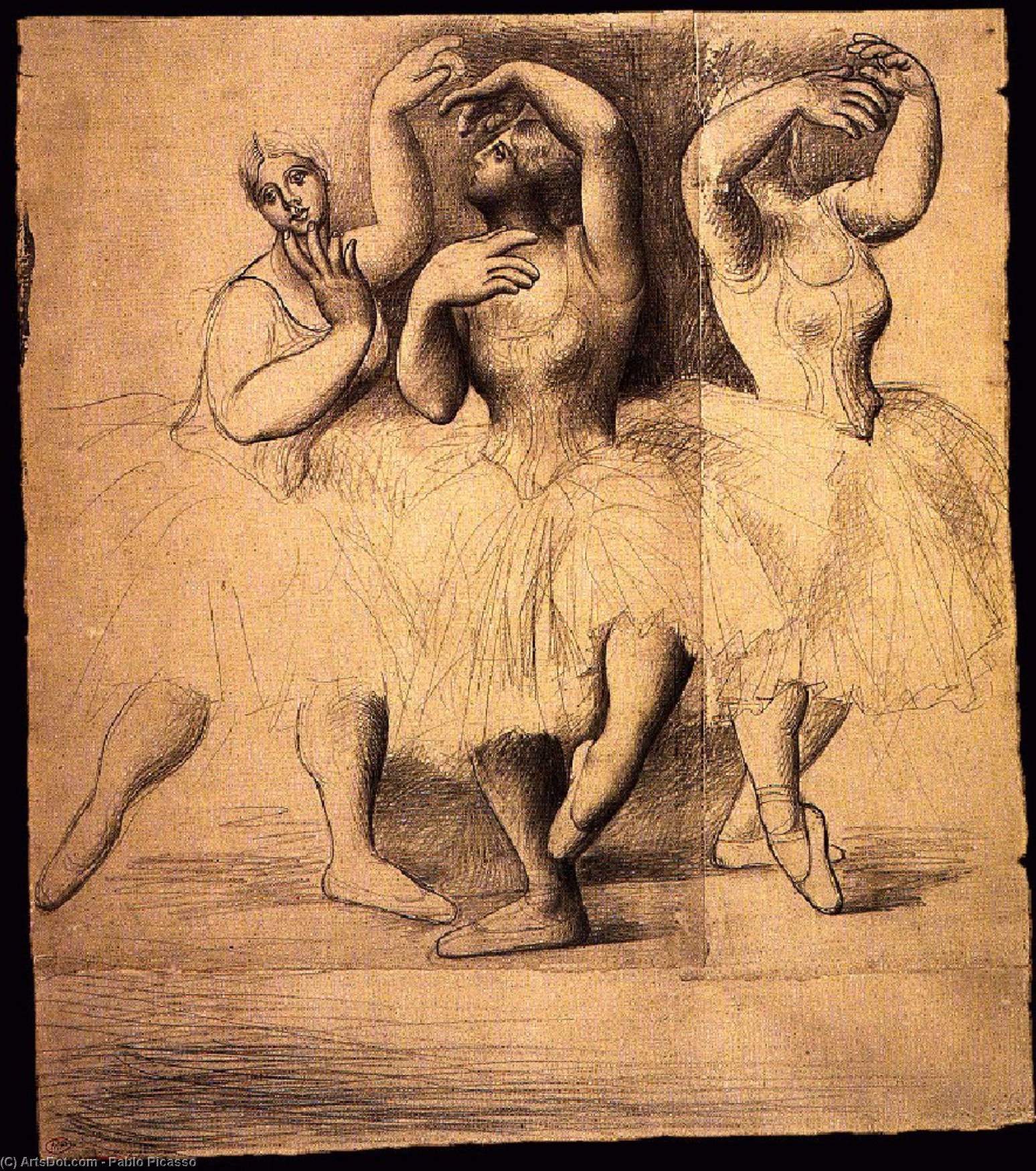 Пабло Пикасо - Three dancers