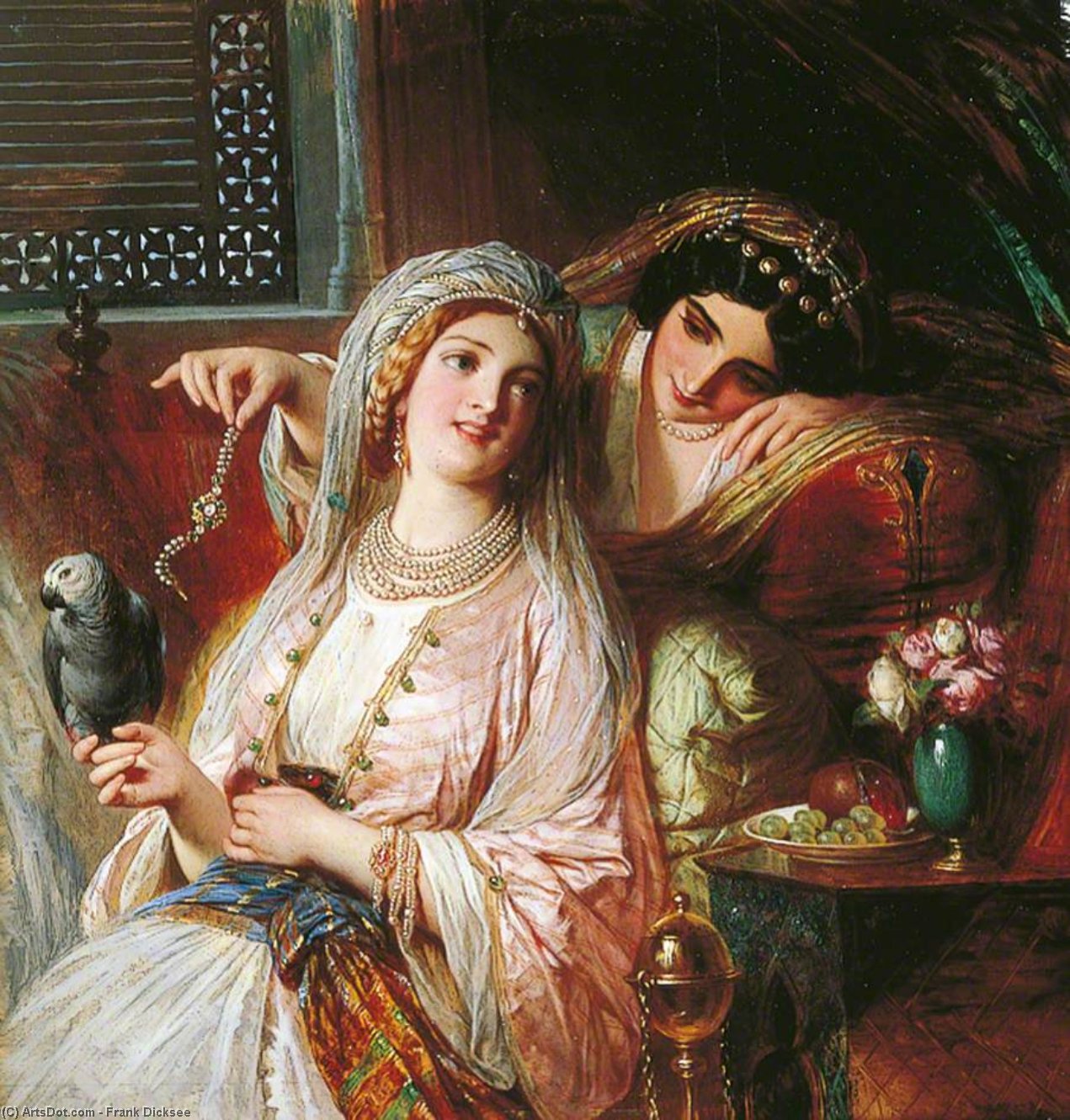 Frank Dicksee - Oriental Pastime