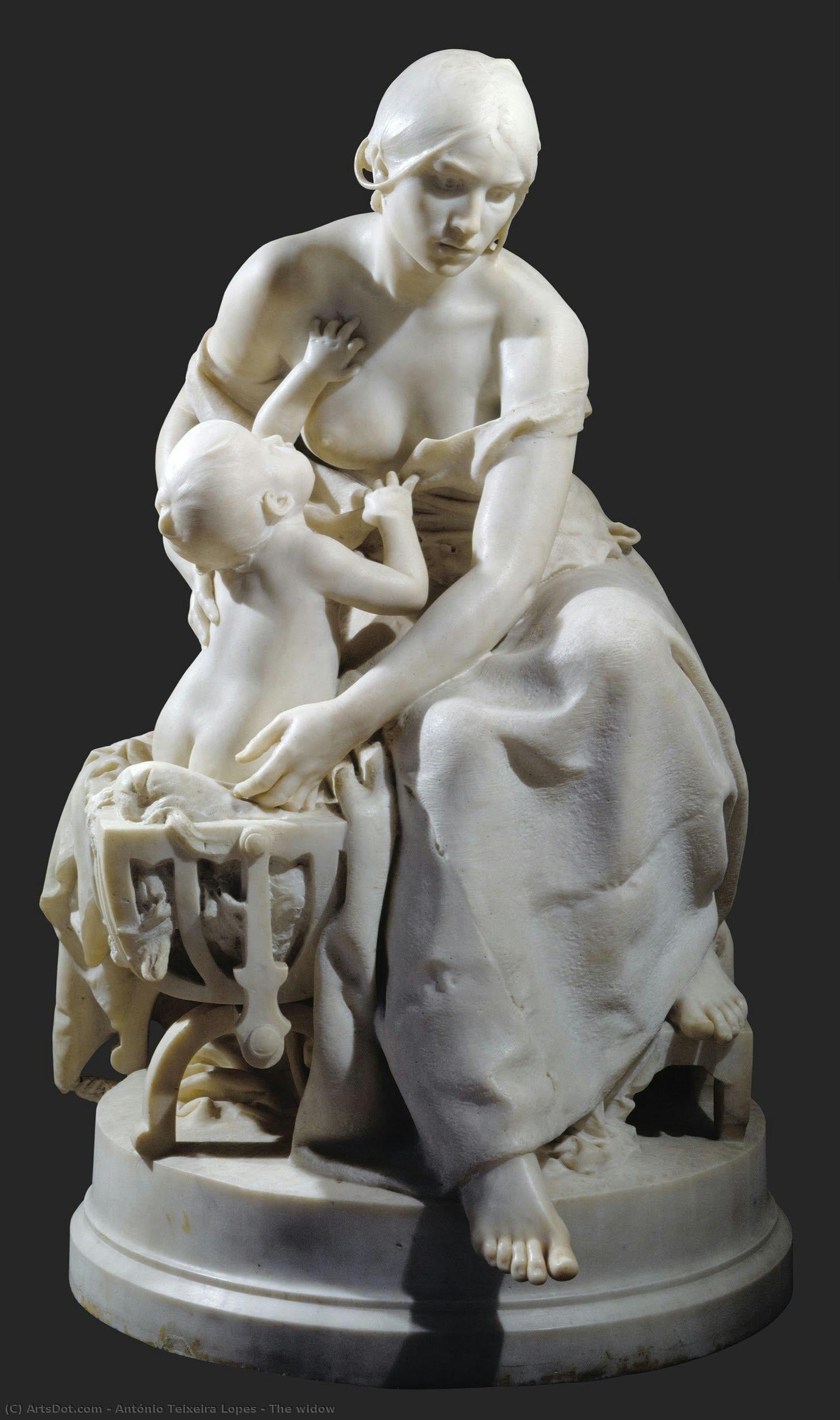 antónio teixeira lopes - The widow