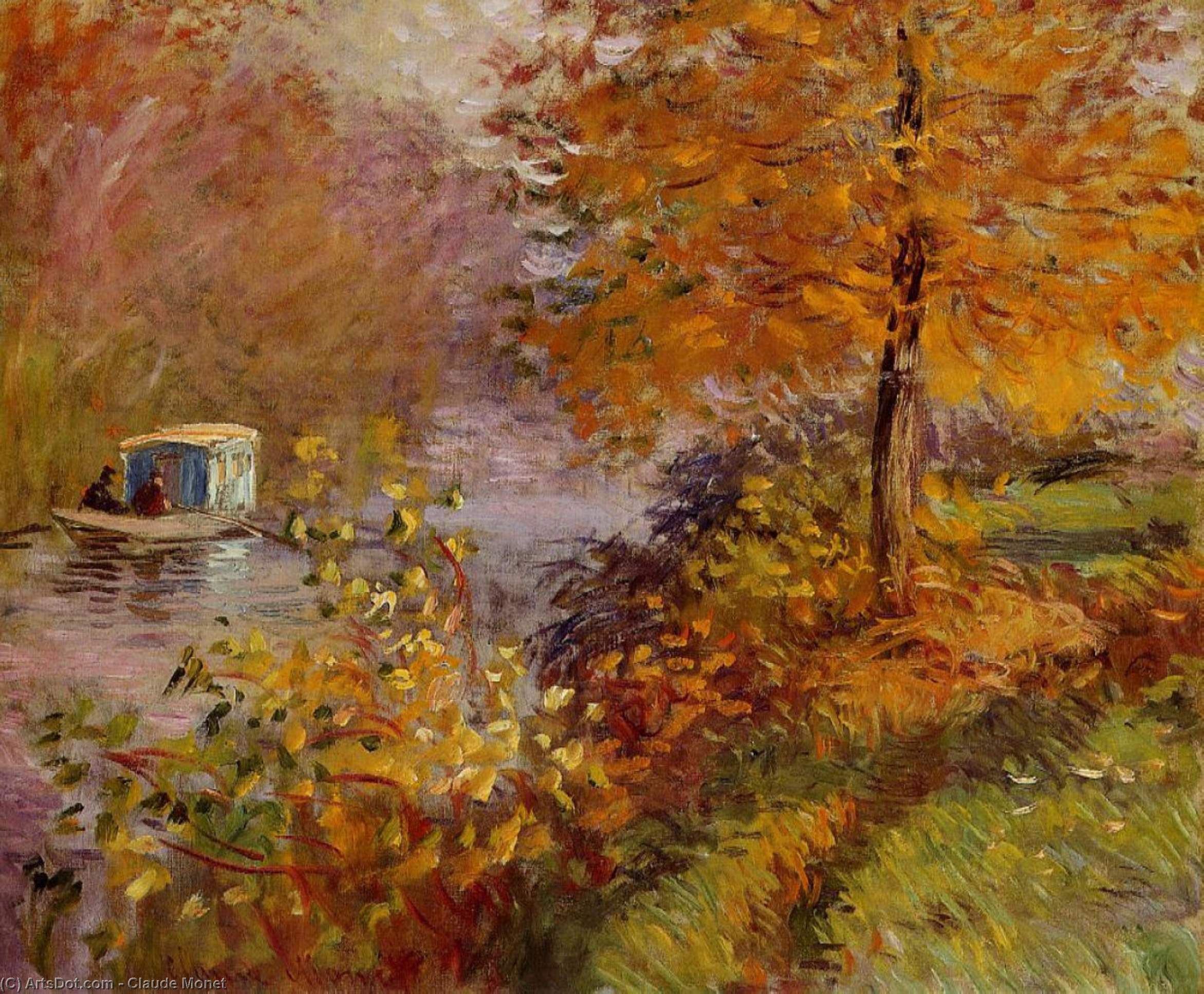 Il Battello Da Studio — Claude Monet