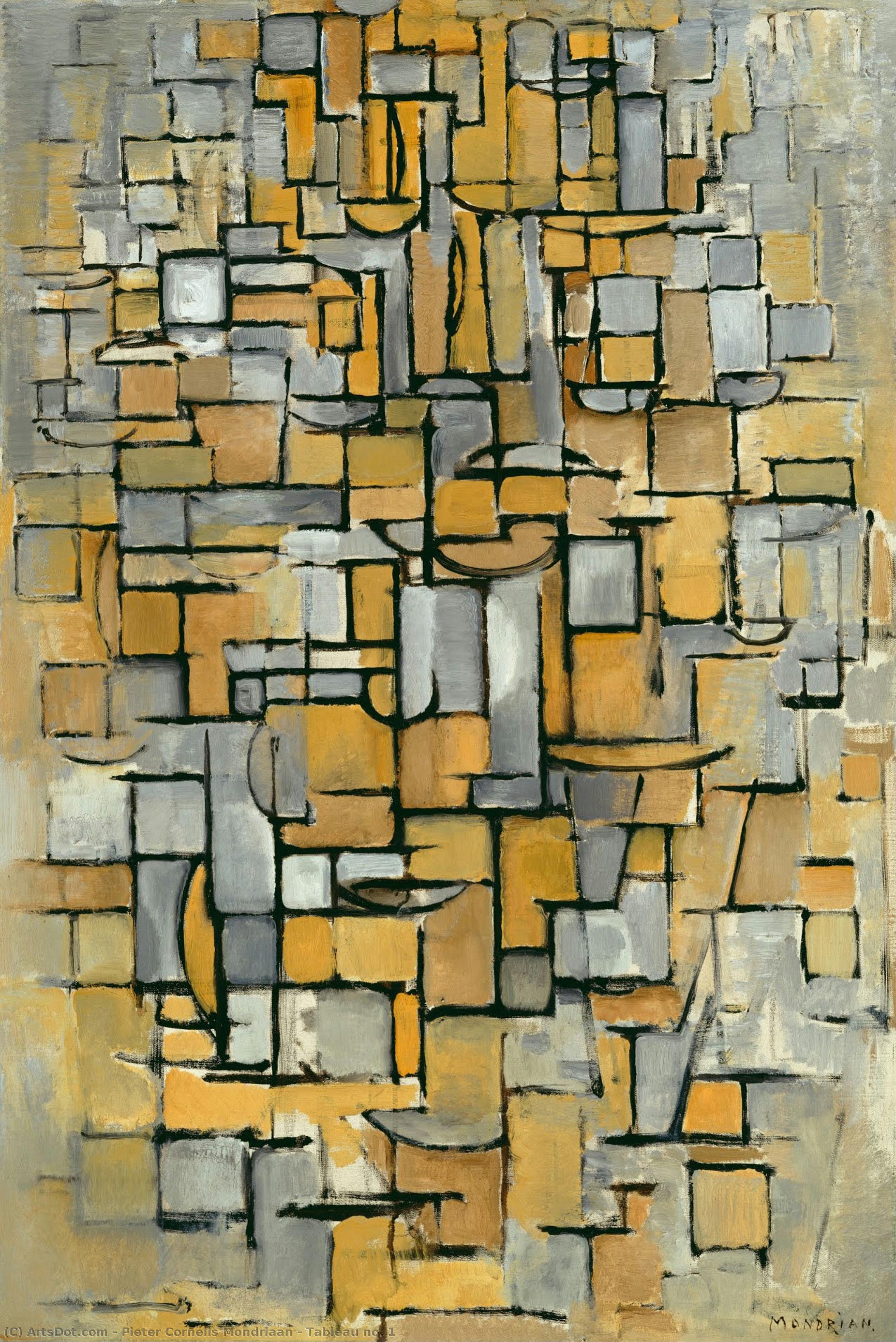Tableau N. 1 — Piet Mondrian