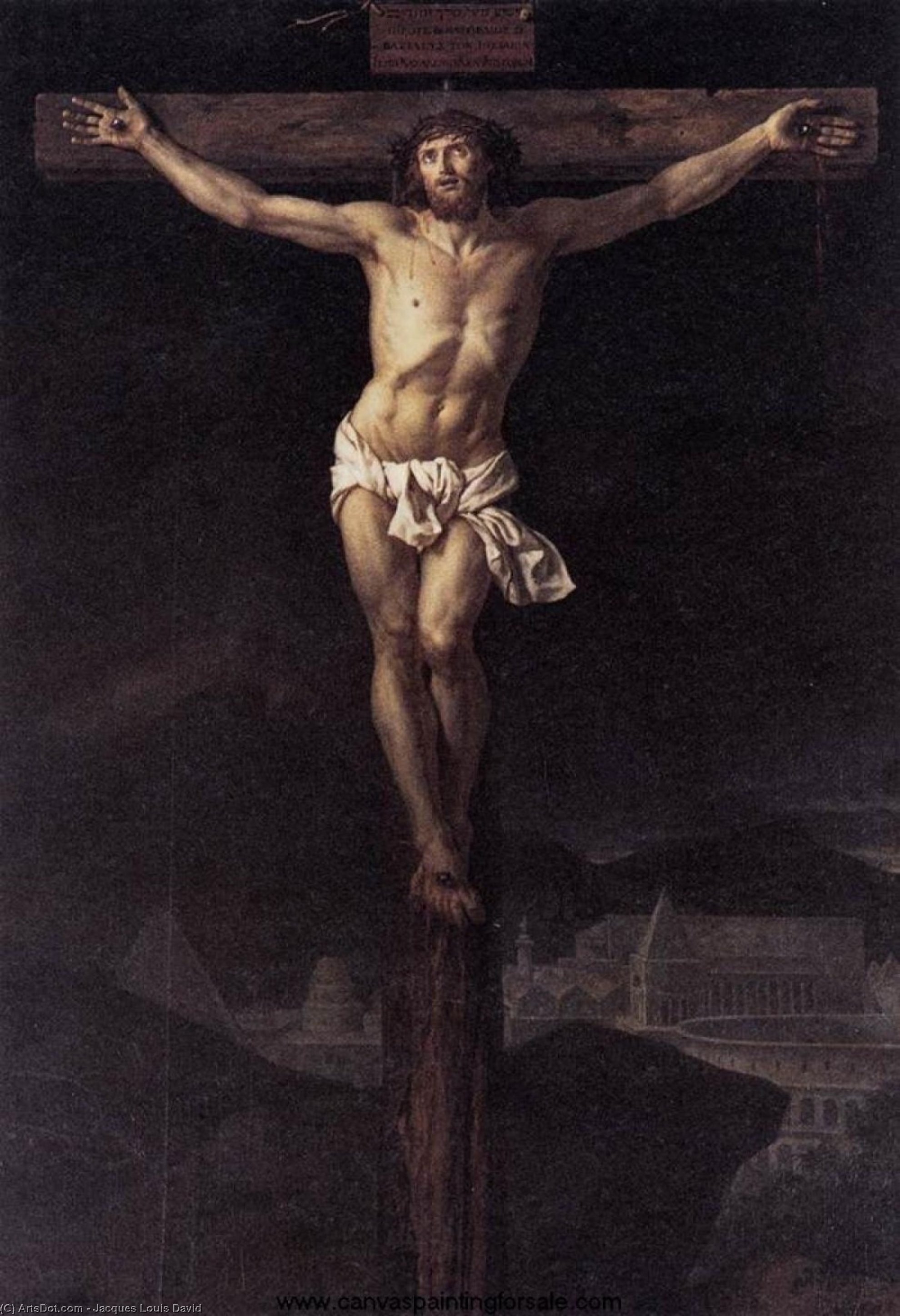 Cristo En La Cruz — Jacques-louis David