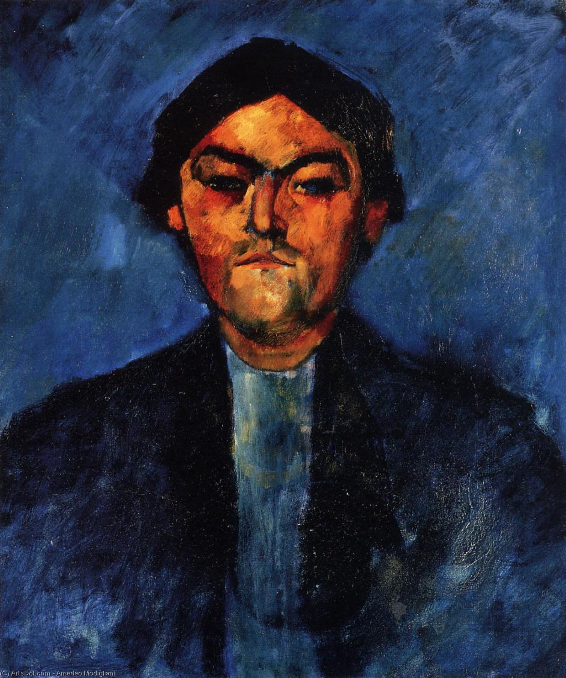 Amedeo Clemente Modigliani - The Typographer (Pedro)