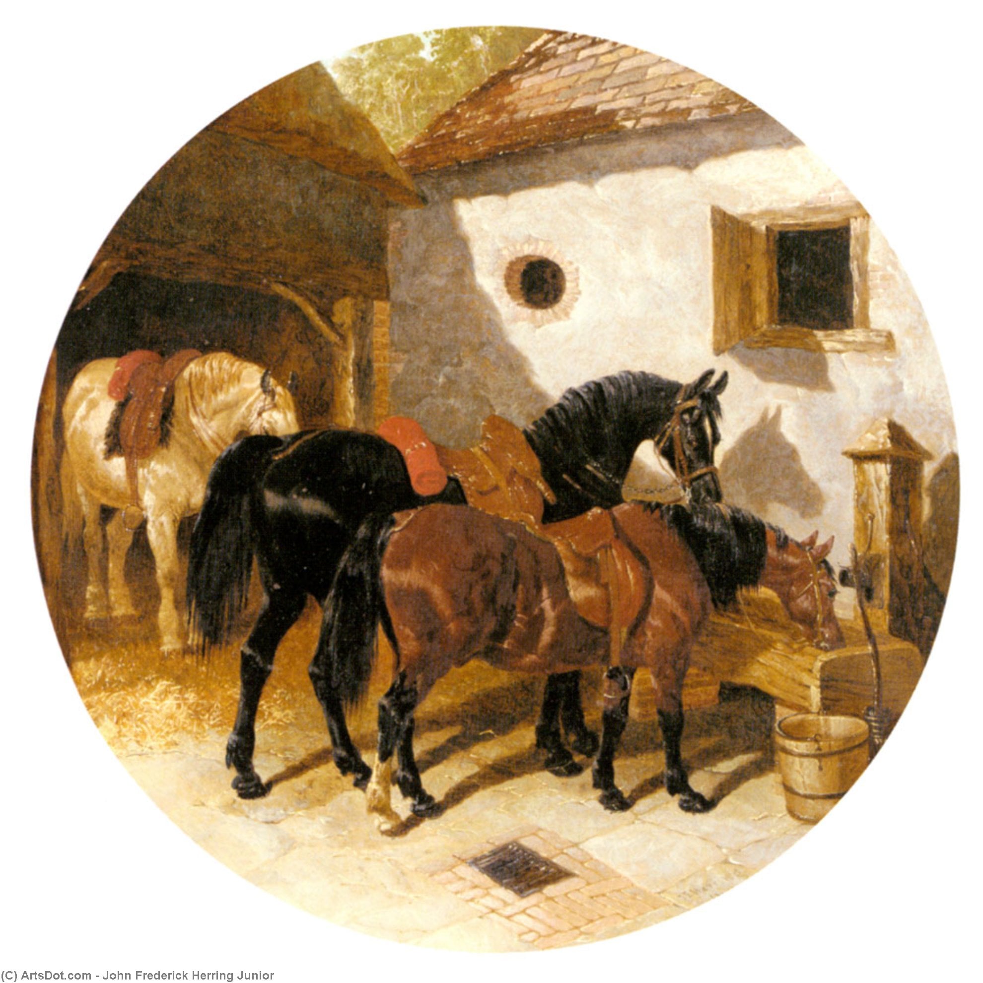 john frederick herring junior - the farmyard