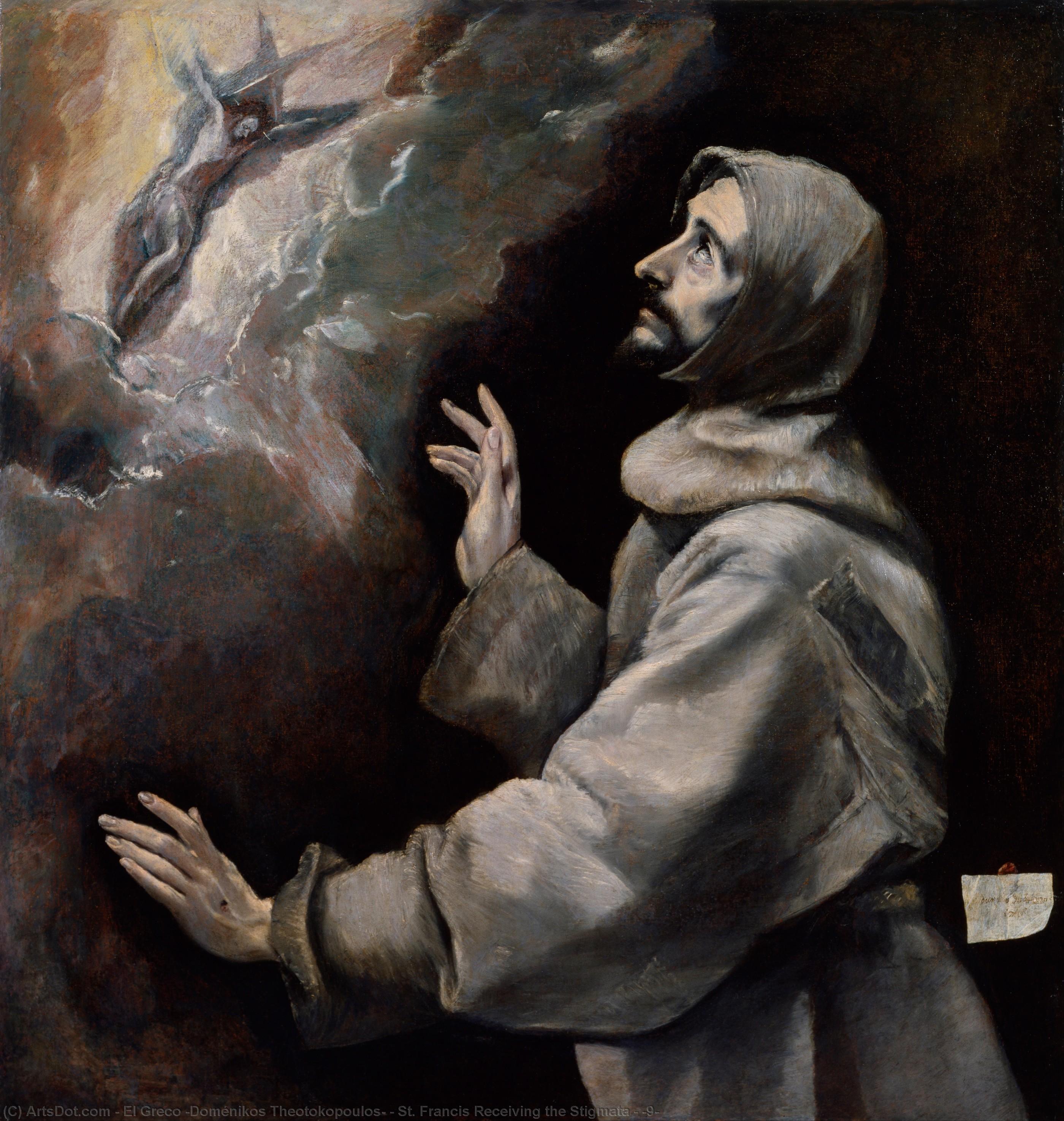 El Greco - St. Francis Receiving the Stigmata - (9)