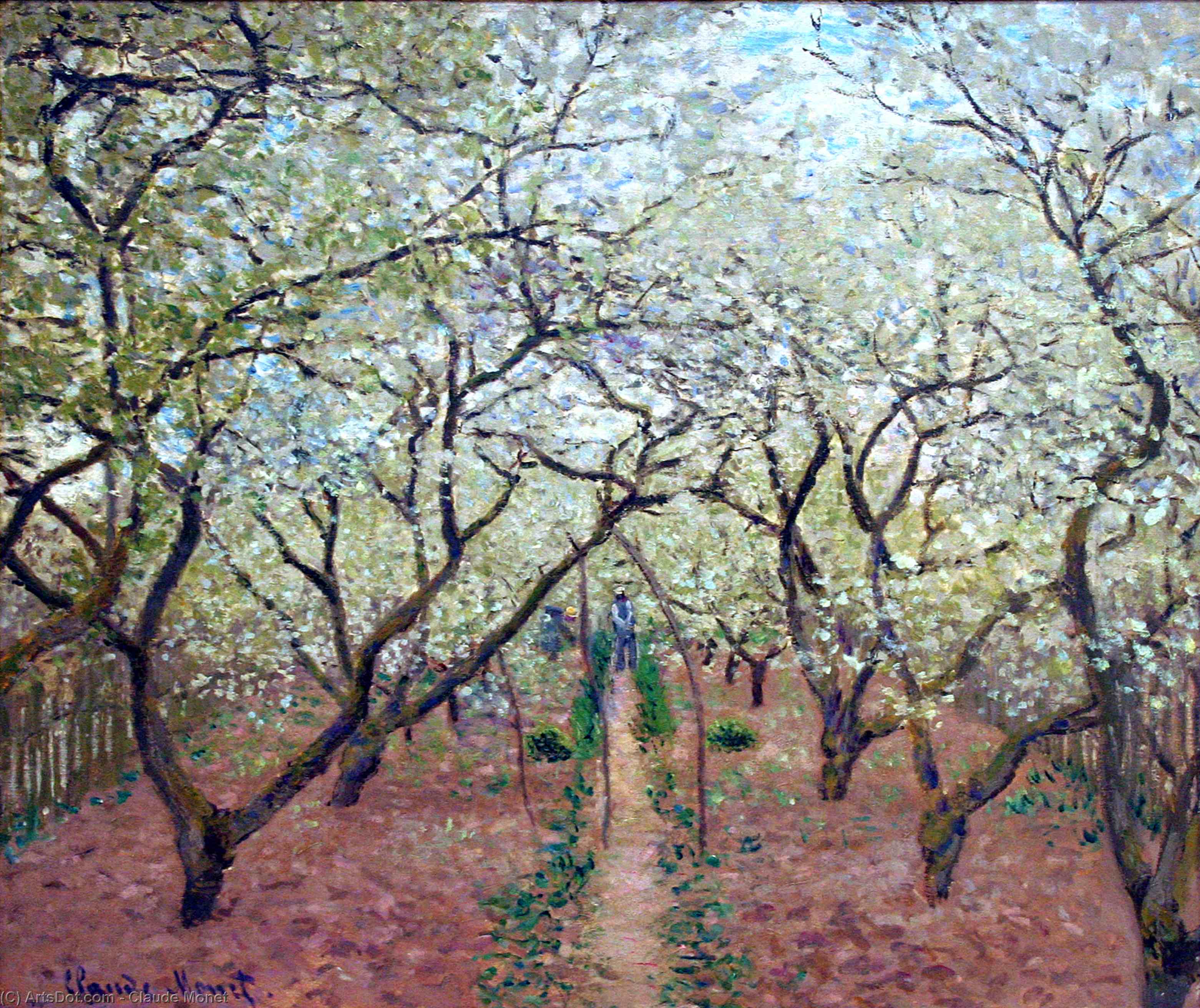 Pomar Em Flor — Claude Monet