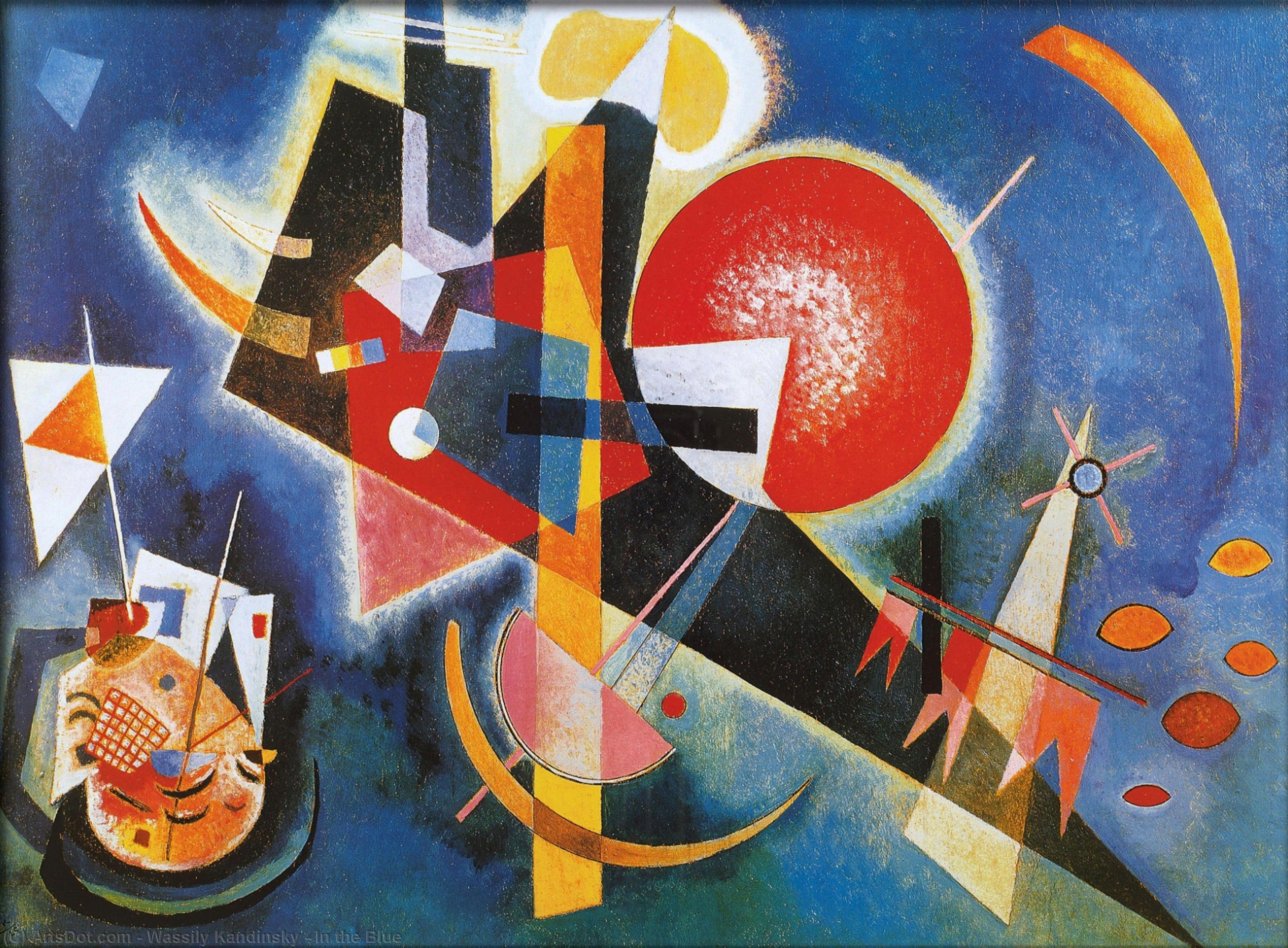 V Modři — Wassily Wassilyevich Kandinsky