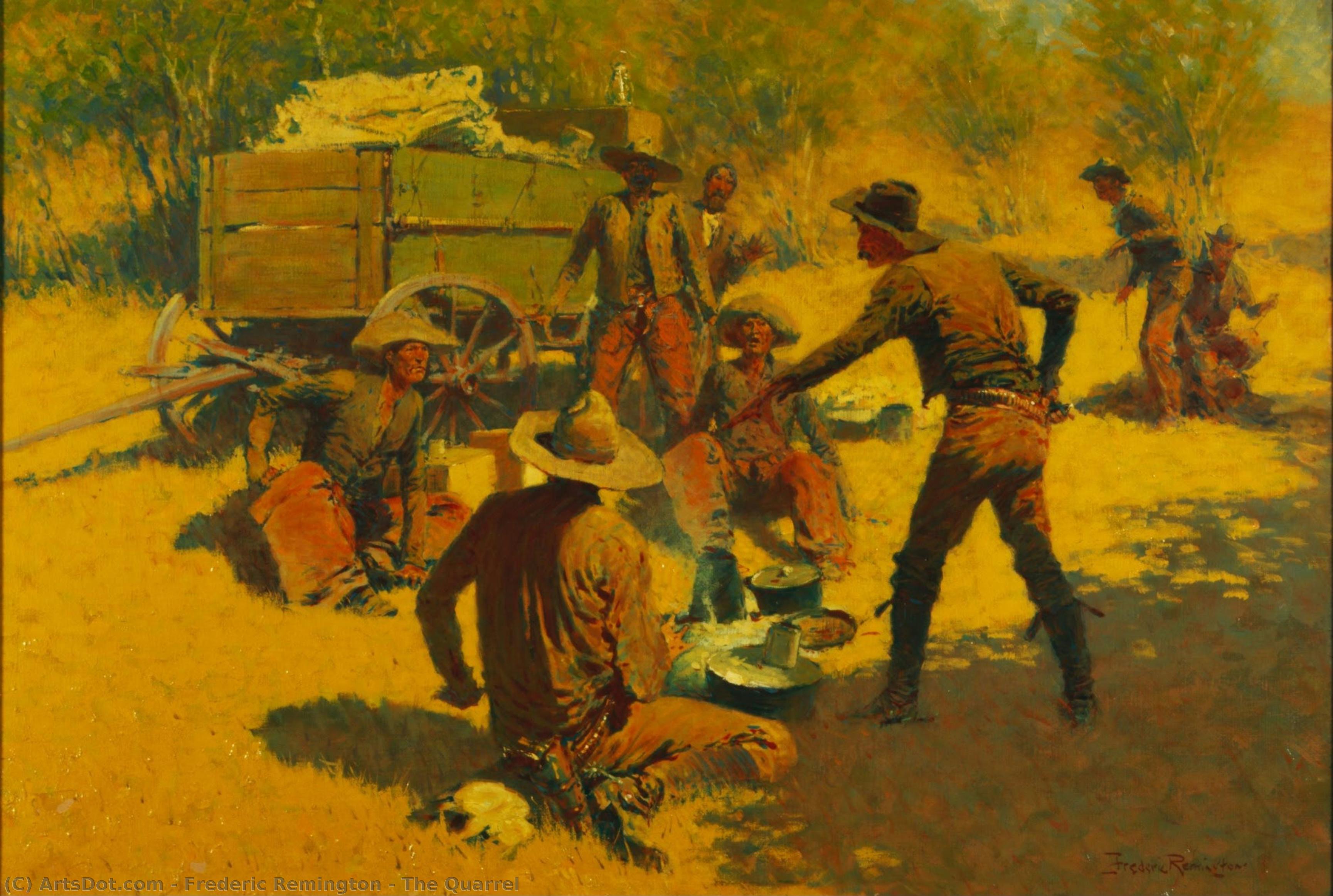 Der Streit — Frederic Remington