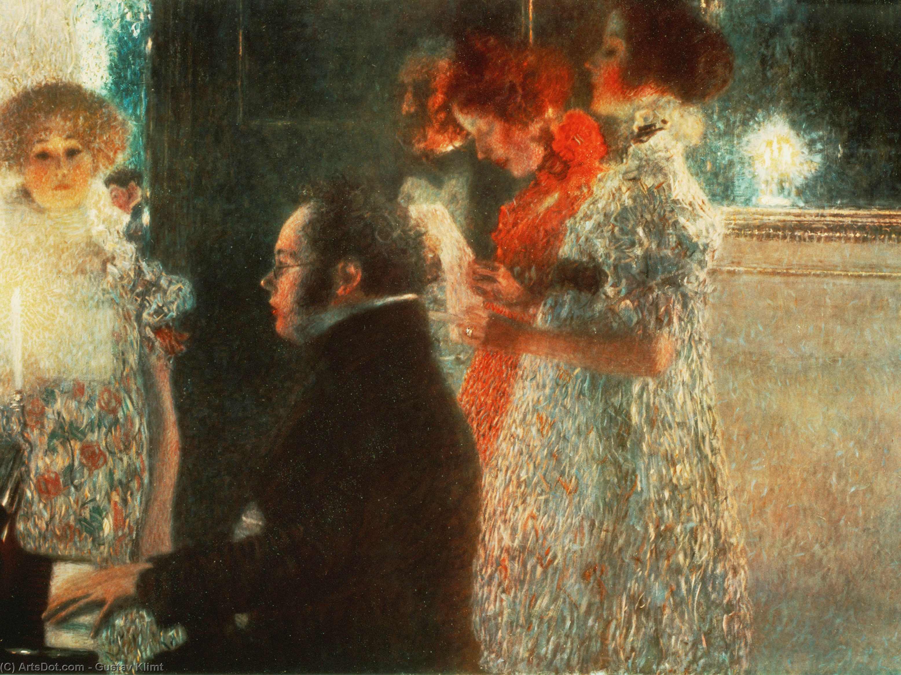 Gustav Klimt - Schubert pianolla
