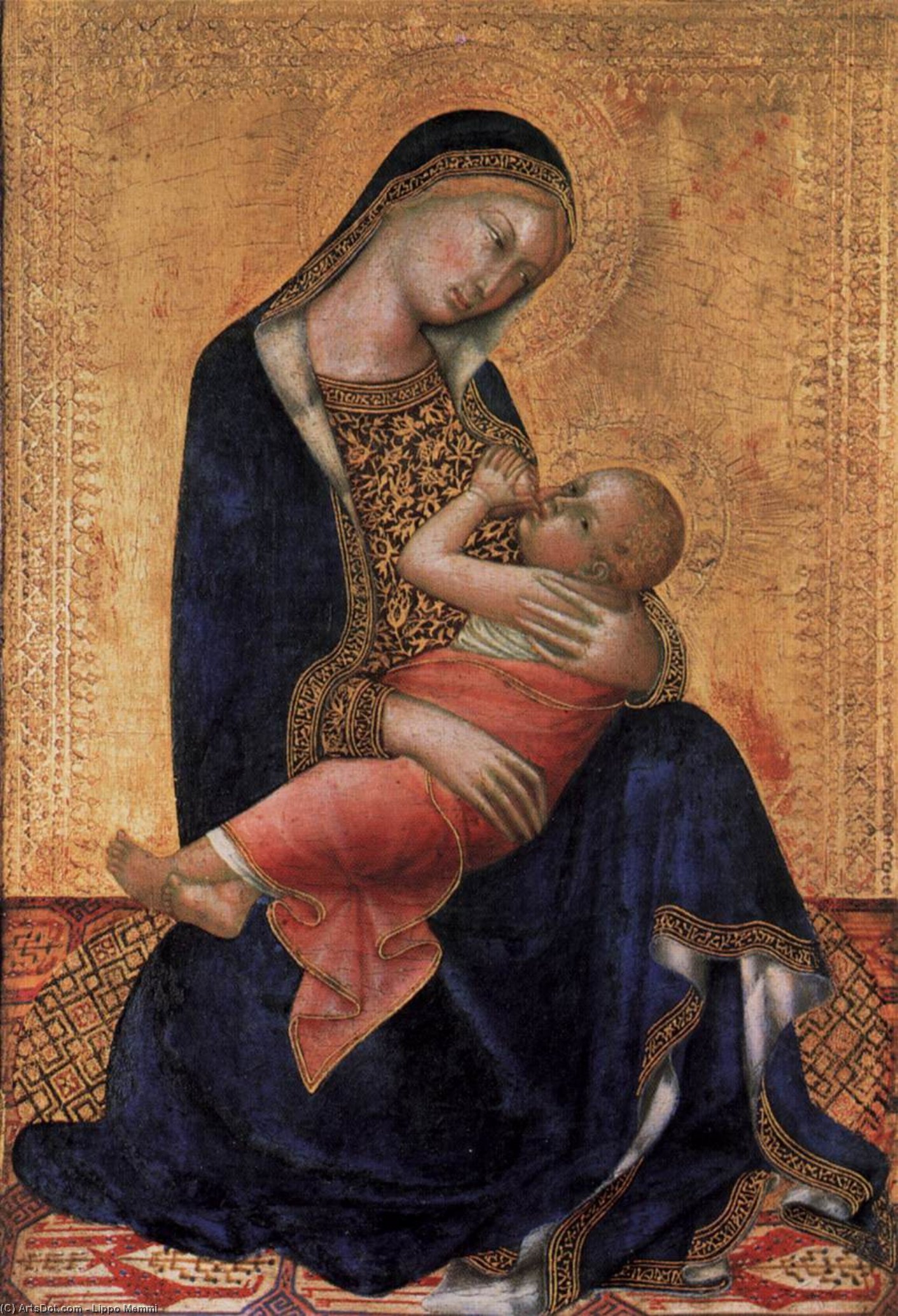 Madonna And Child — Lippo Memmi