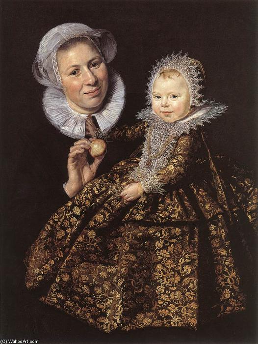Catharina Hooft Con La Sua Balia — Frans Hals I