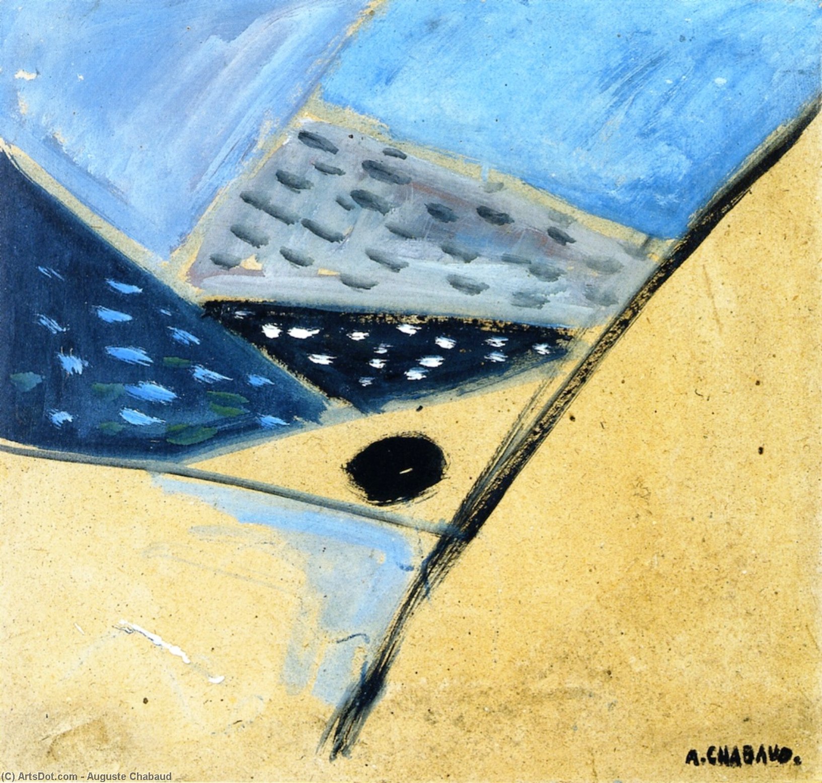 Auguste Chabaud - Landscape (abstract)