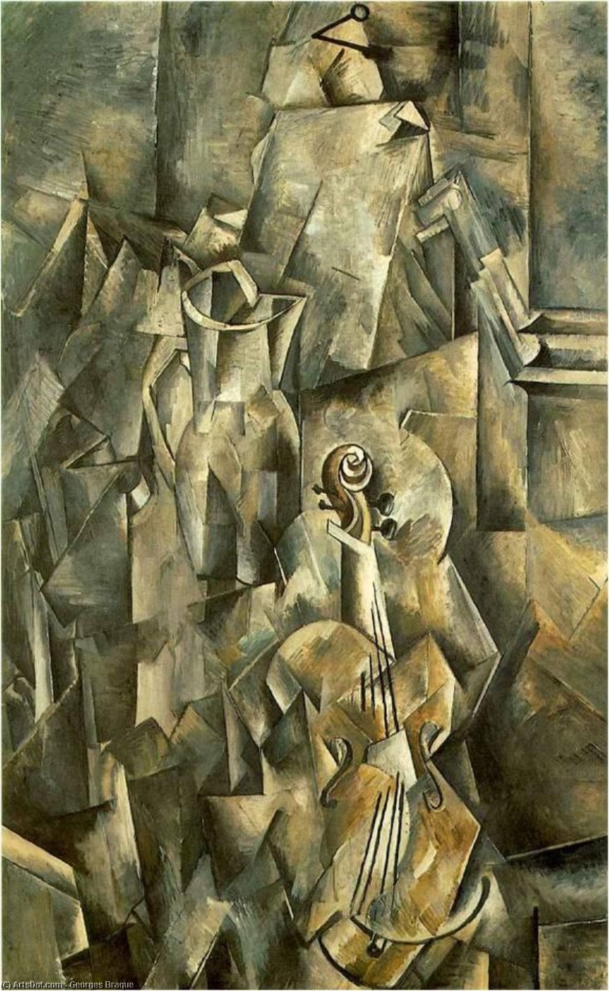 Violino E Brocca — Georges Braque