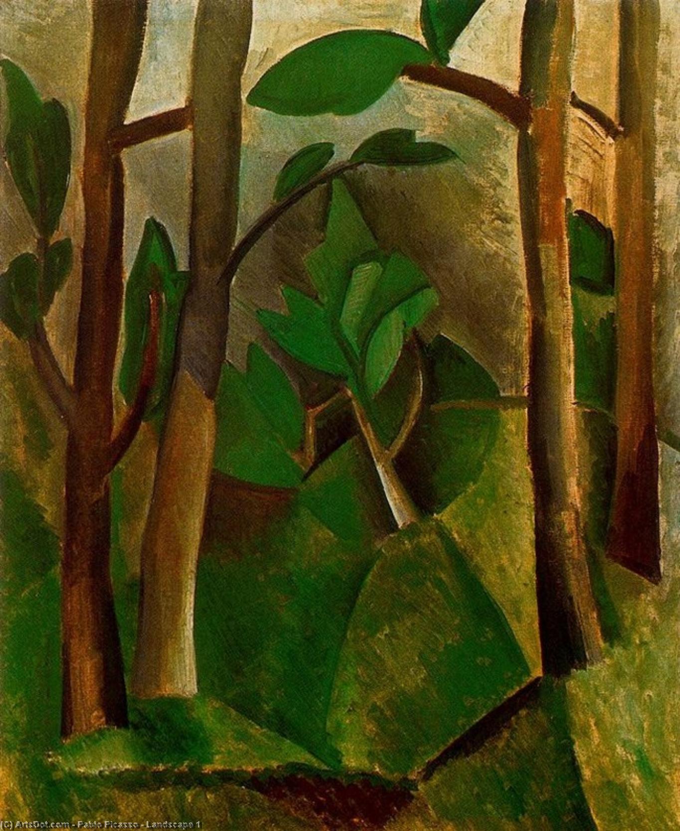 Landschaft 1 — Pablo Picasso