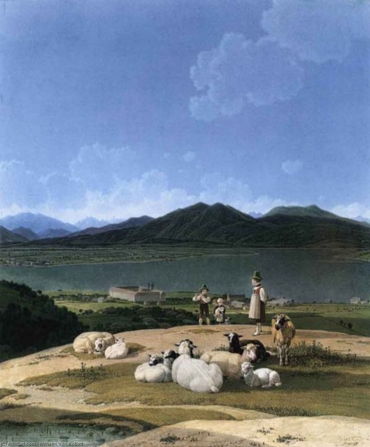 Výhľad Na Tegernsee — Wilhelm Von Kobell