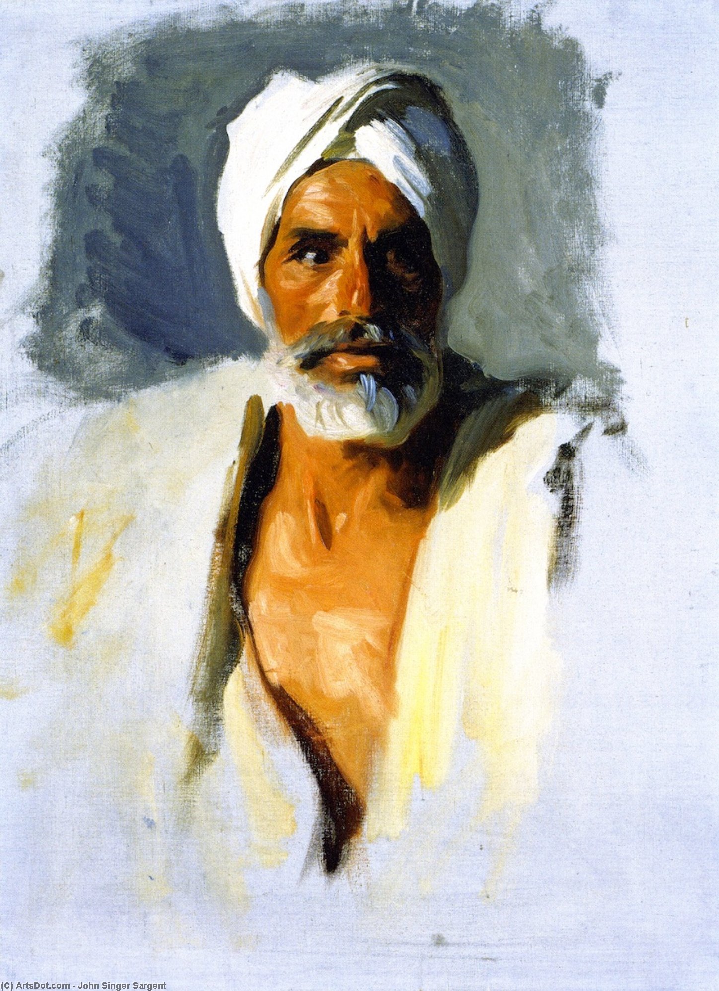 John Singer Sargent - Kopf eines Arabers