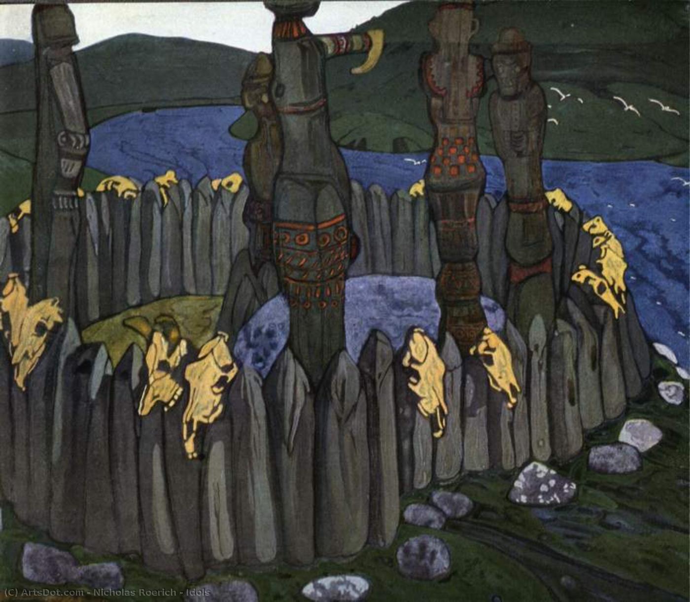 Nikolai Roerich - Idoler