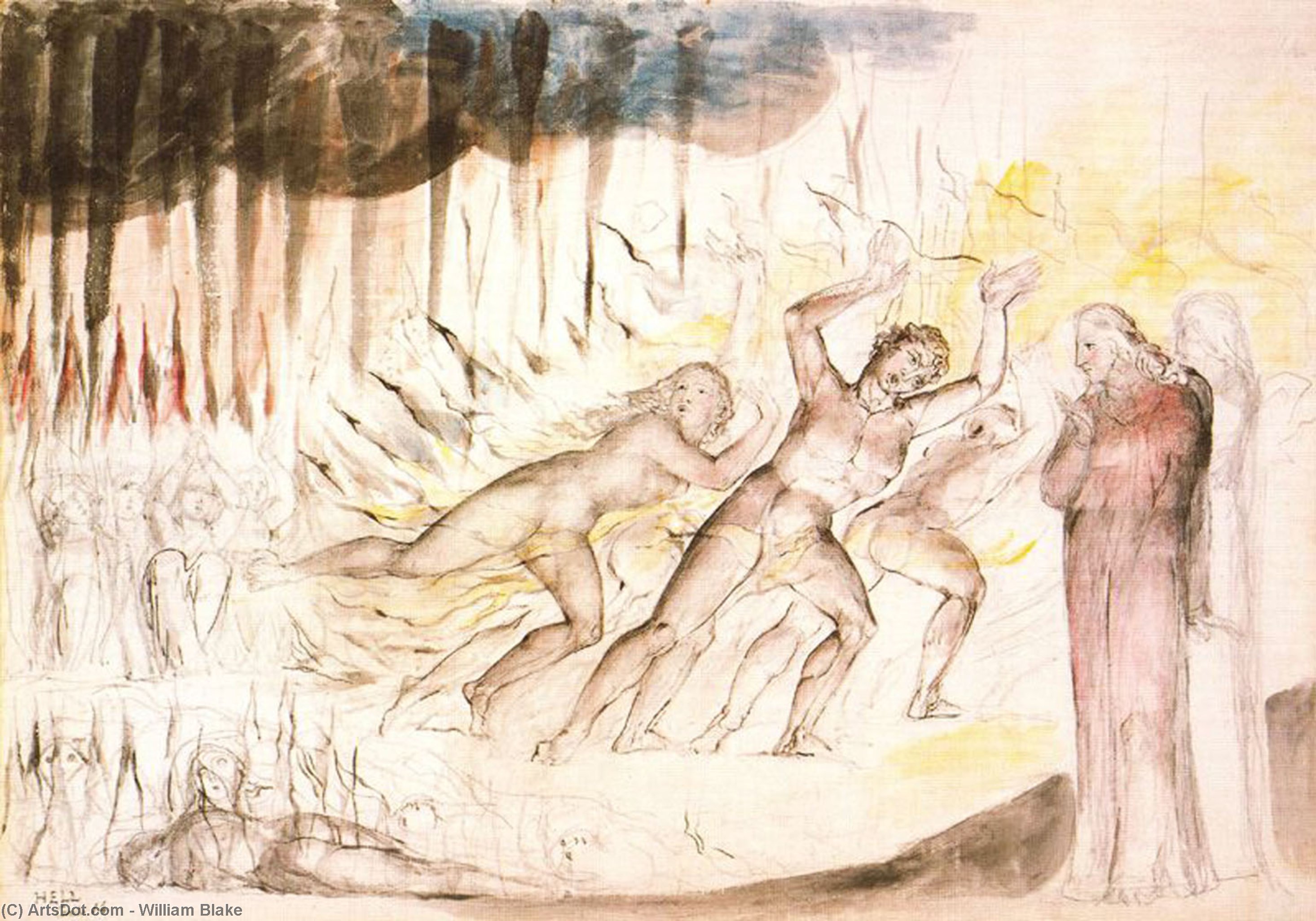 William Blake - Blasphemers, Usurers und Sodomiten