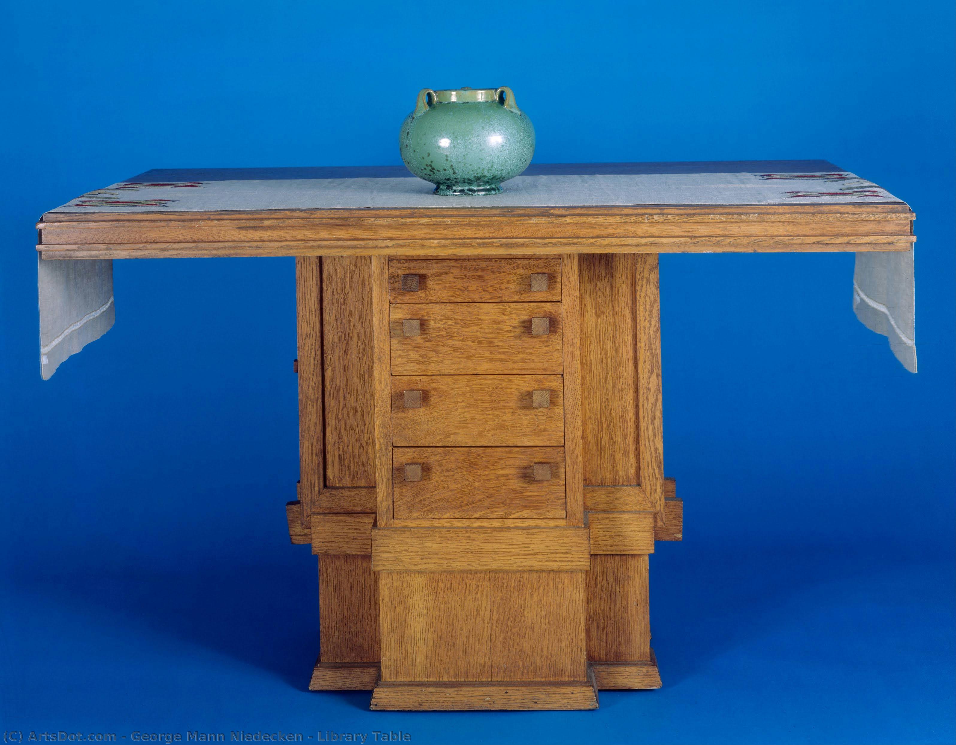 Library Table — George Mann Niedecken