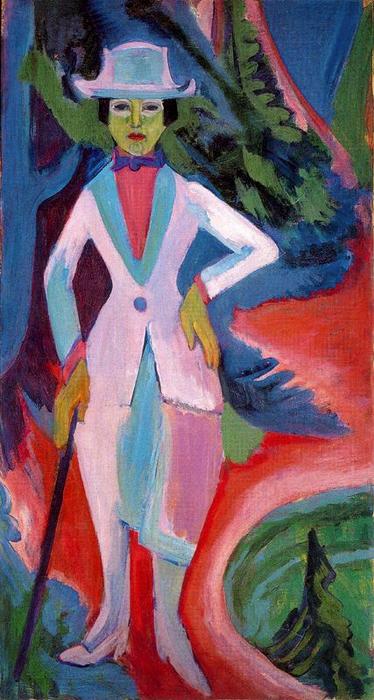 Lady In The Woods — Ernst Ludwig Kirchner