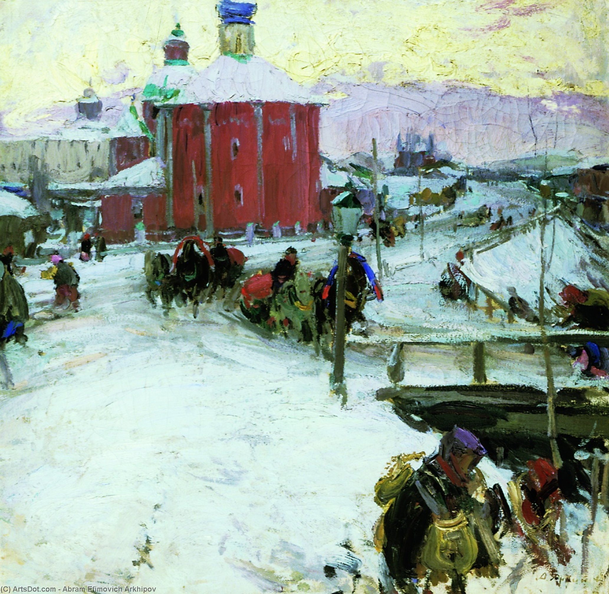 Winter — Abram Efimovich Arkhipov