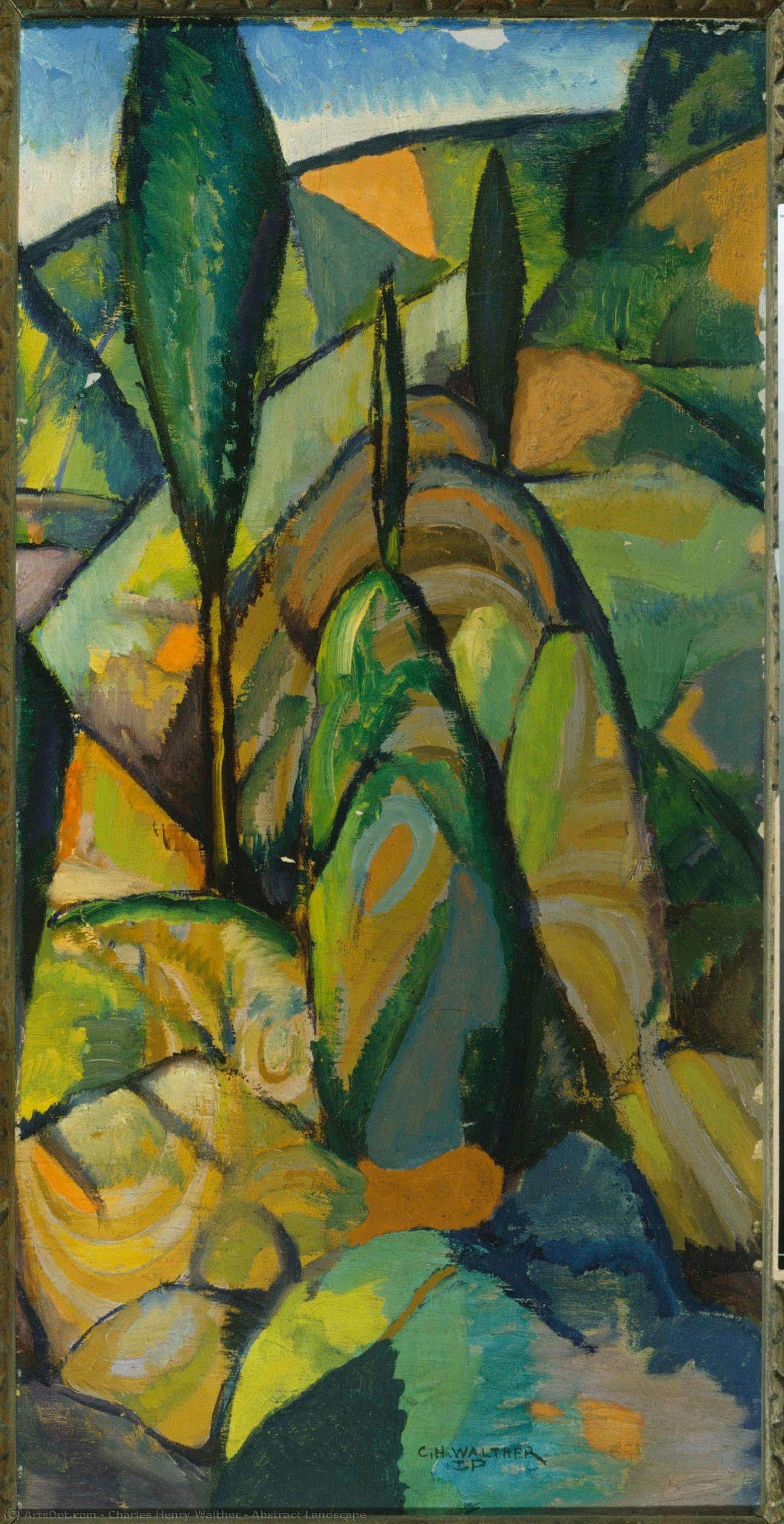 Abstract Landscape — Charles Henry Walther