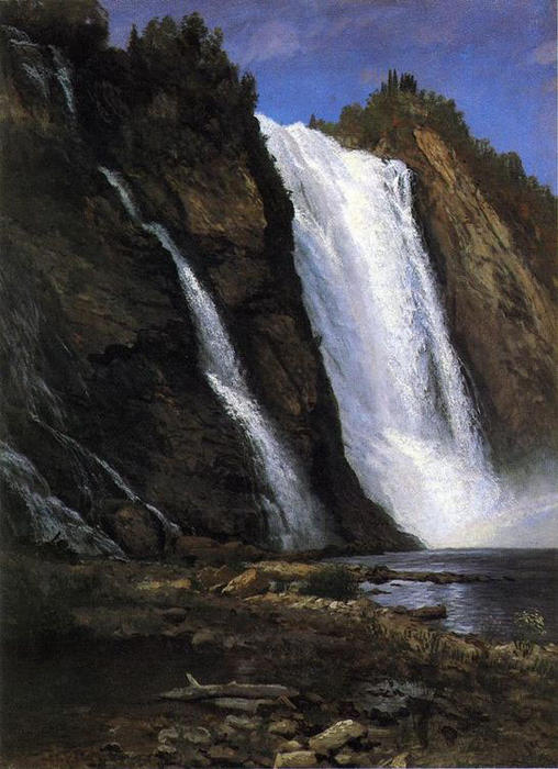 Wasserfall — Albert Bierstadt