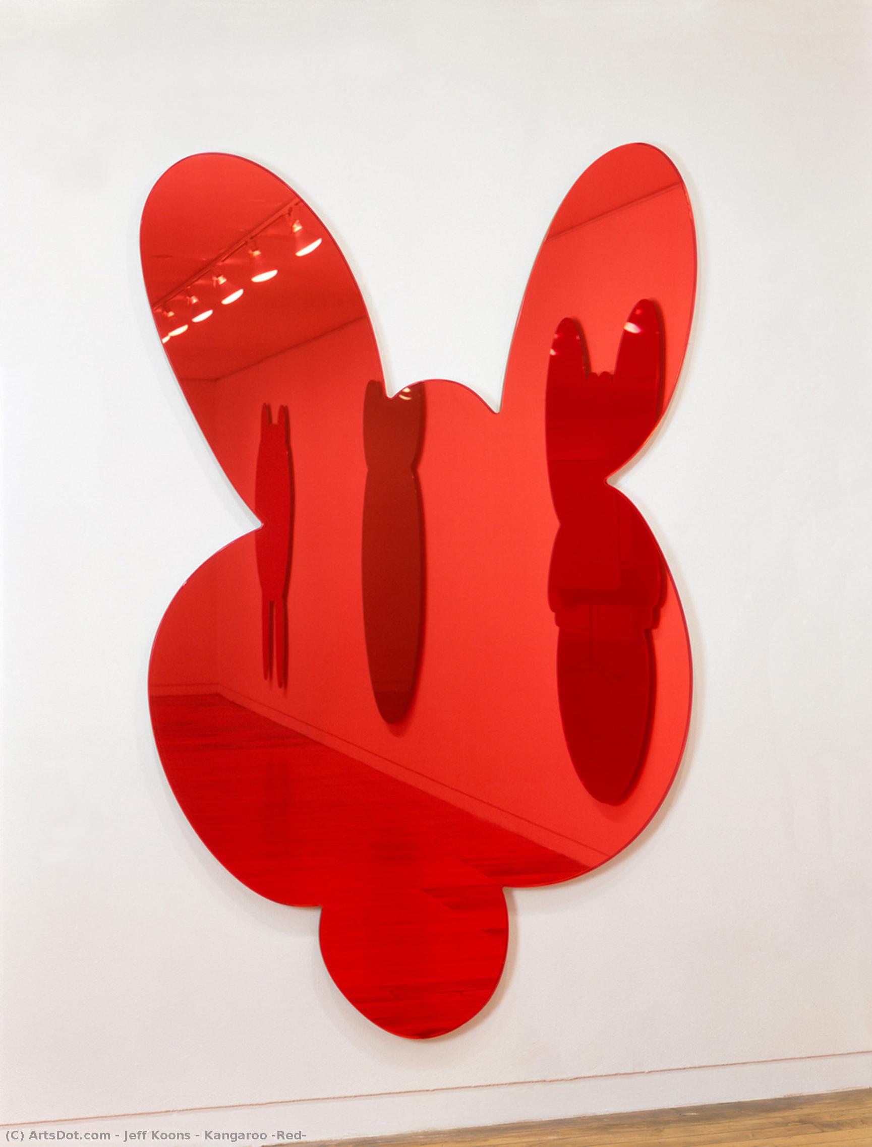 Kangaroo (red) — Jeff Koons