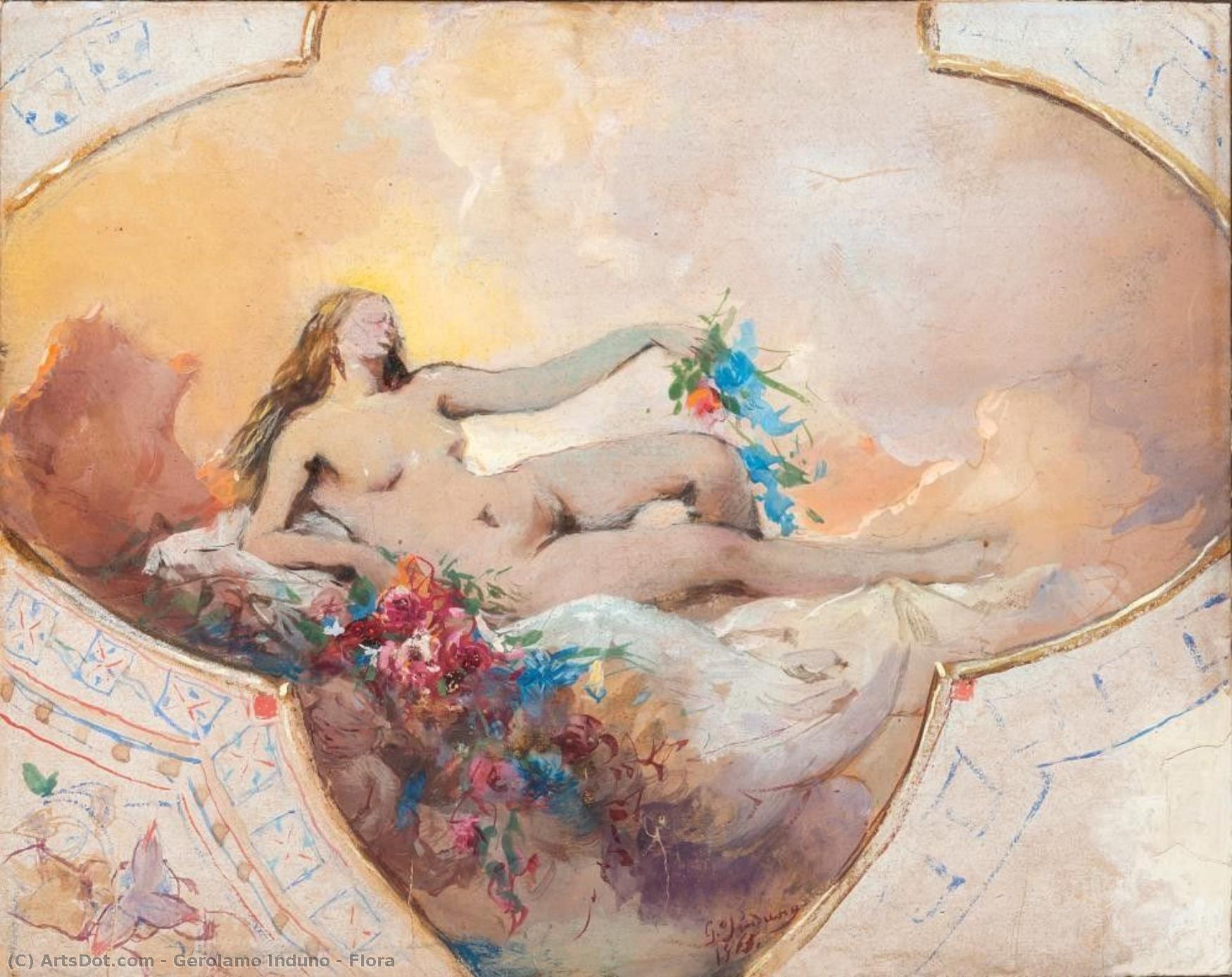Flora — Gerolamo Induno