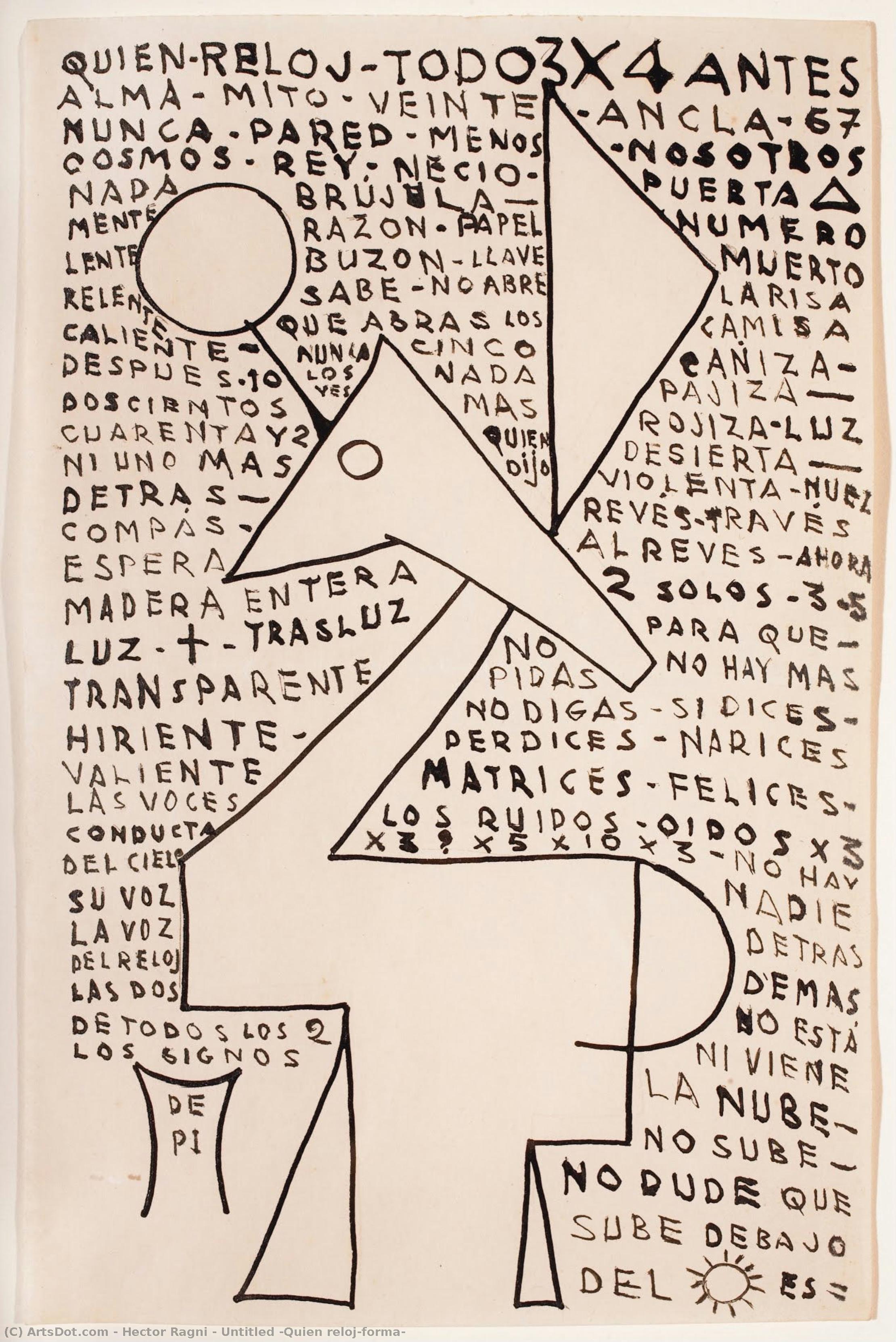 hector ragni - Untitled (Quien reloj-forma)
