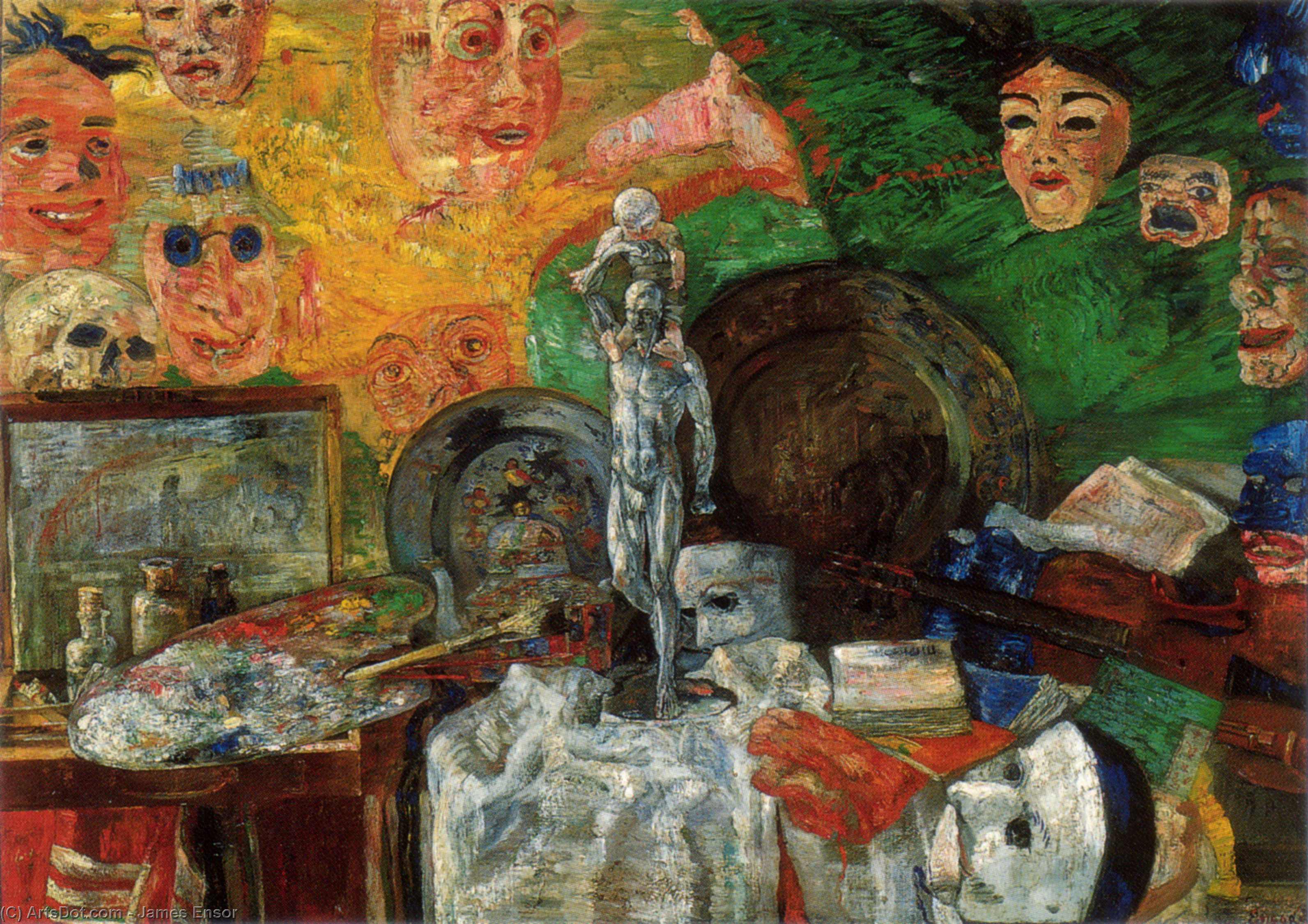 Die Attribute Des Studios — James Ensor