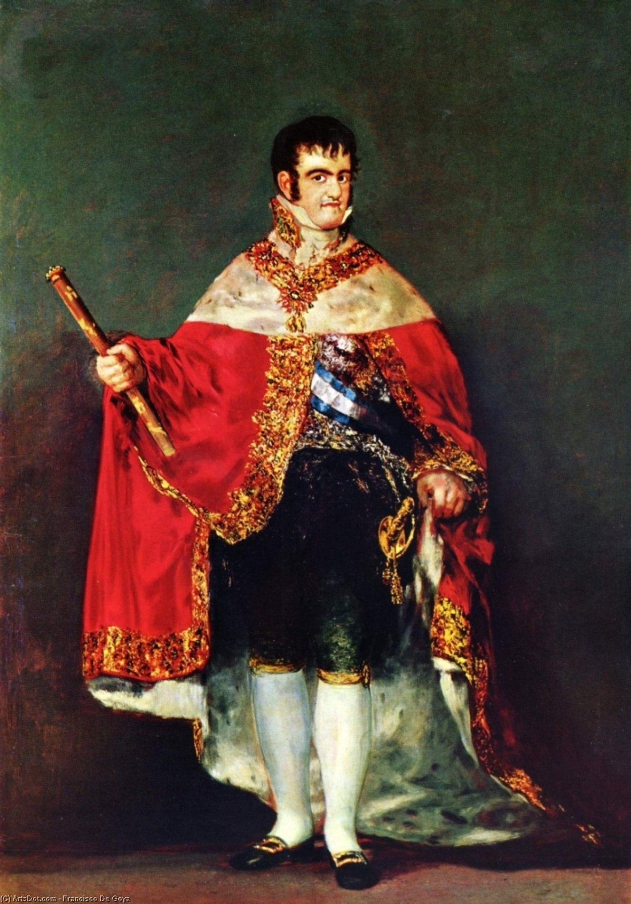 Portrett Av Ferdinand Vii — Francisco De Goya