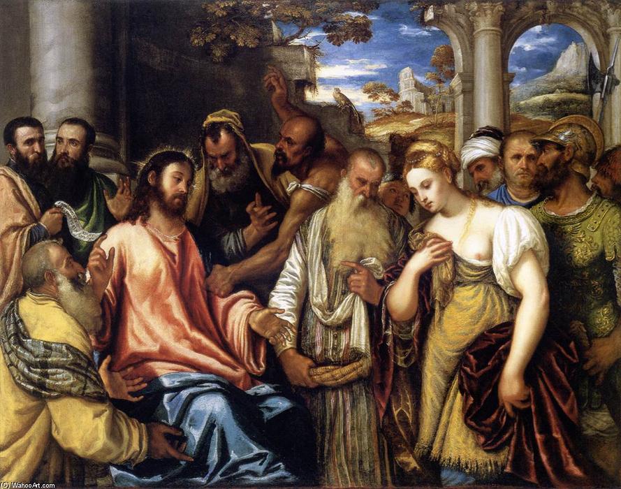 Christ And The Adulteress — Polidoro Da Lanciano