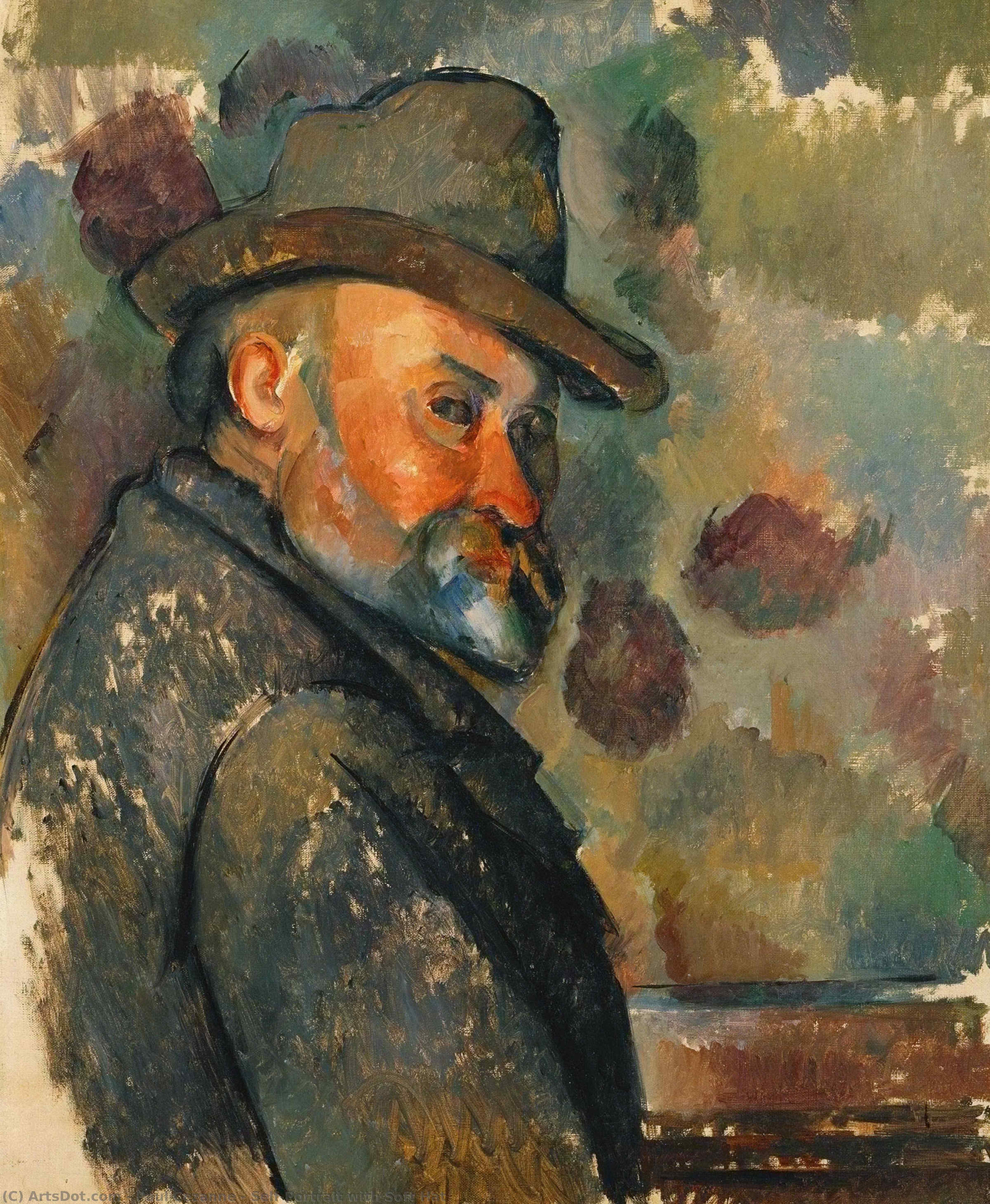 Selbstporträt Mit Strohhut — Paul Cézanne