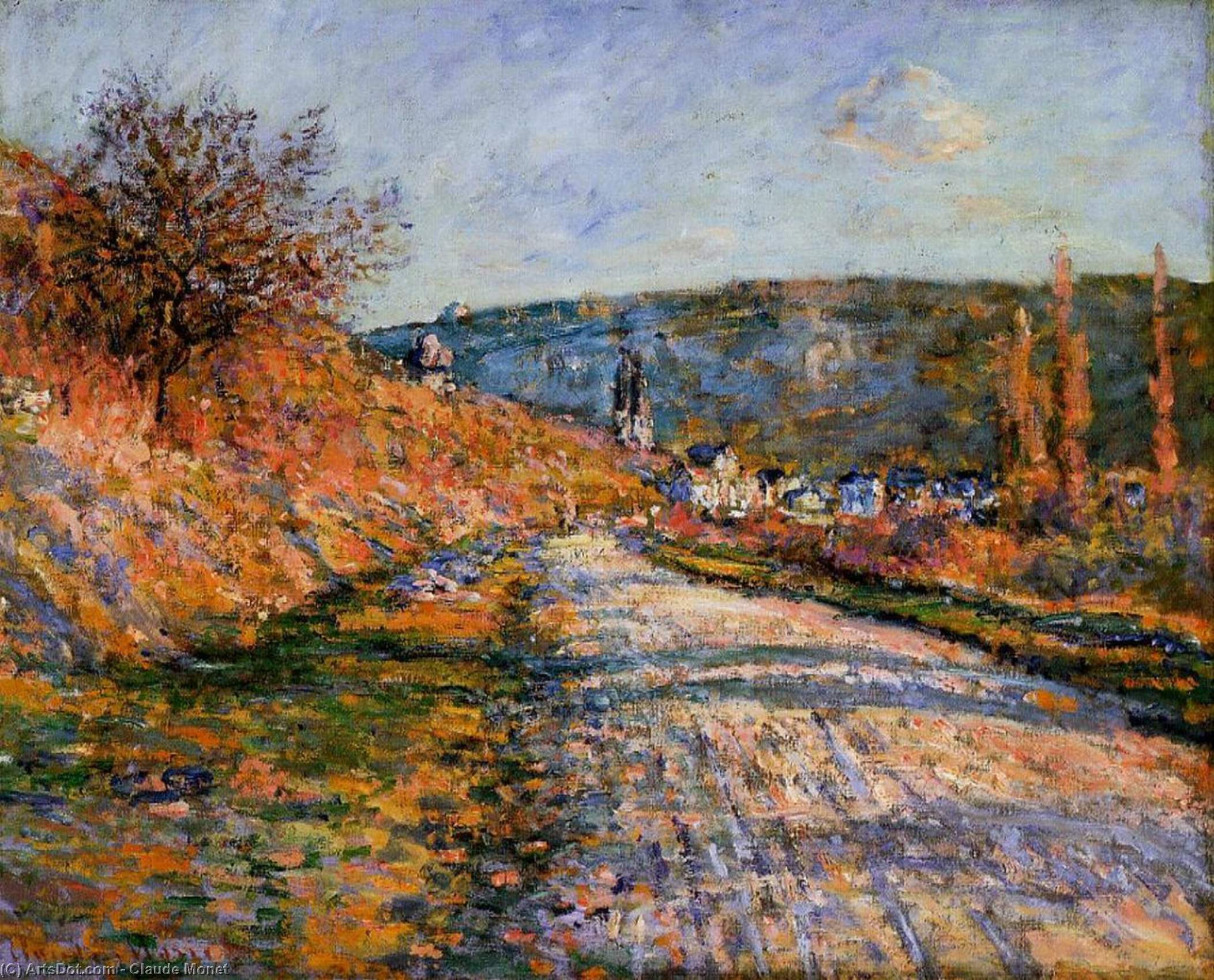 Droga Do Vétheuil — Claude Monet