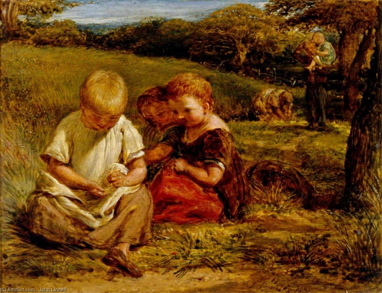 John Linnell - The Wildflower Gatherers